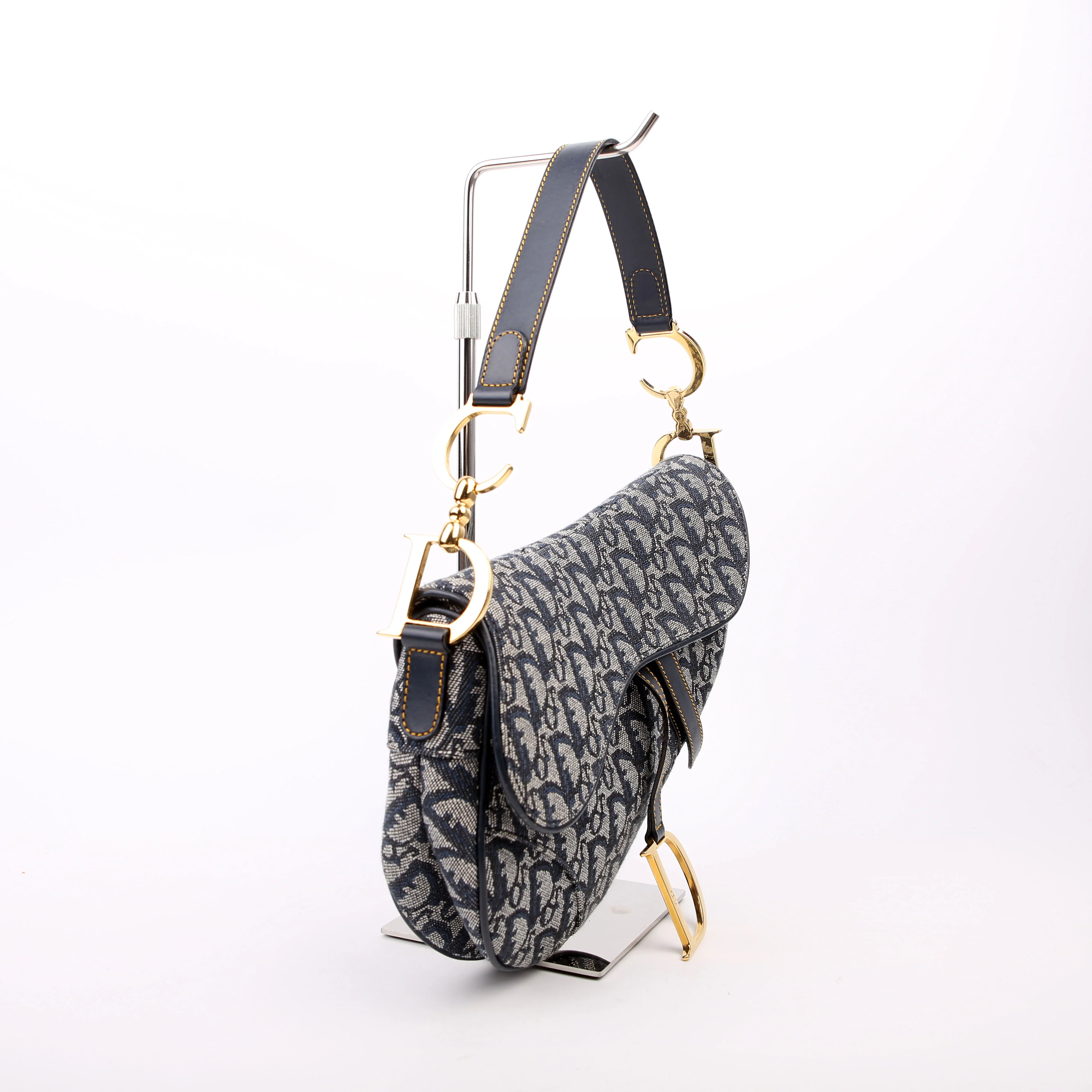 Saddle Bag Oblique Navy - Image 2