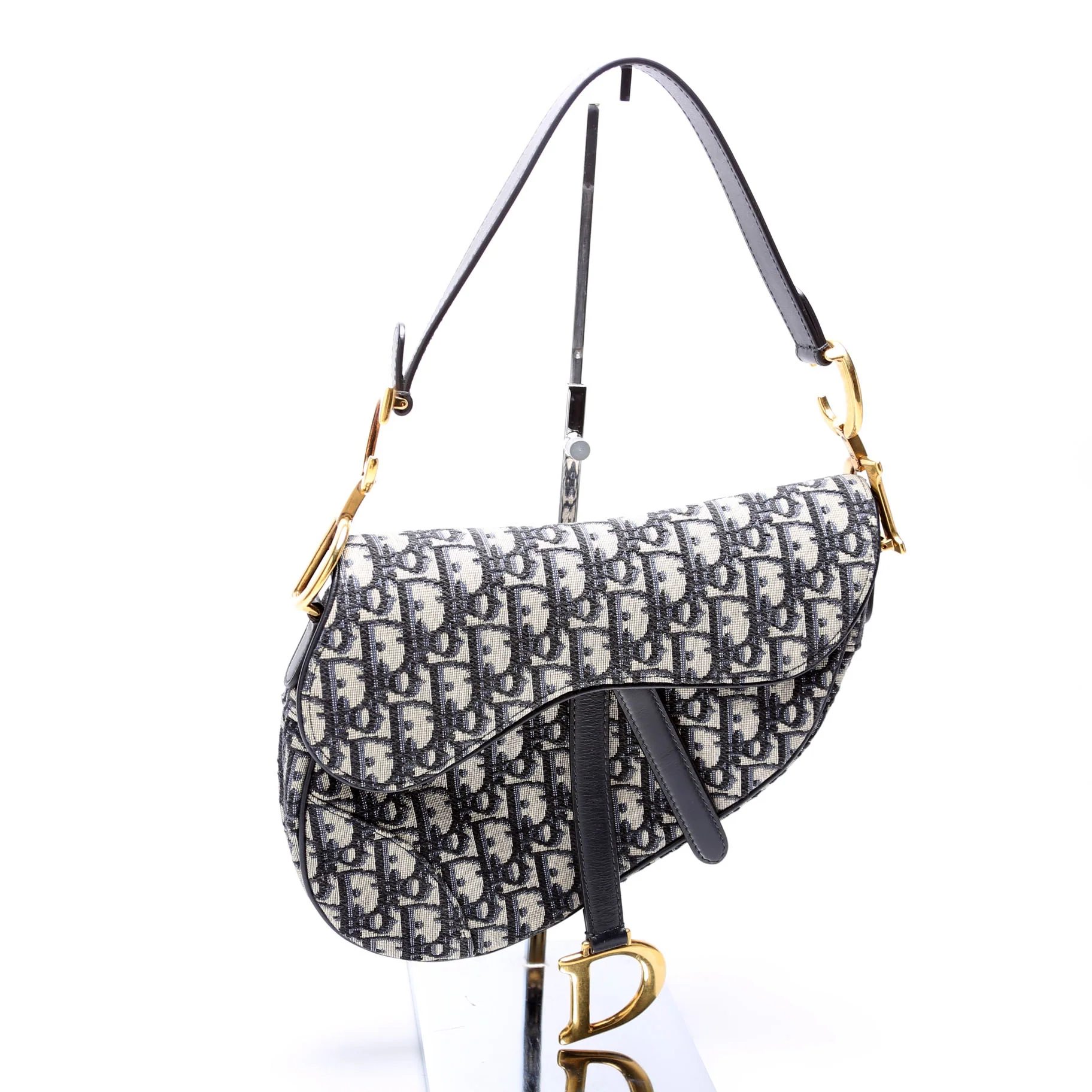 Saddle Bag Oblique Navy - Image 2
