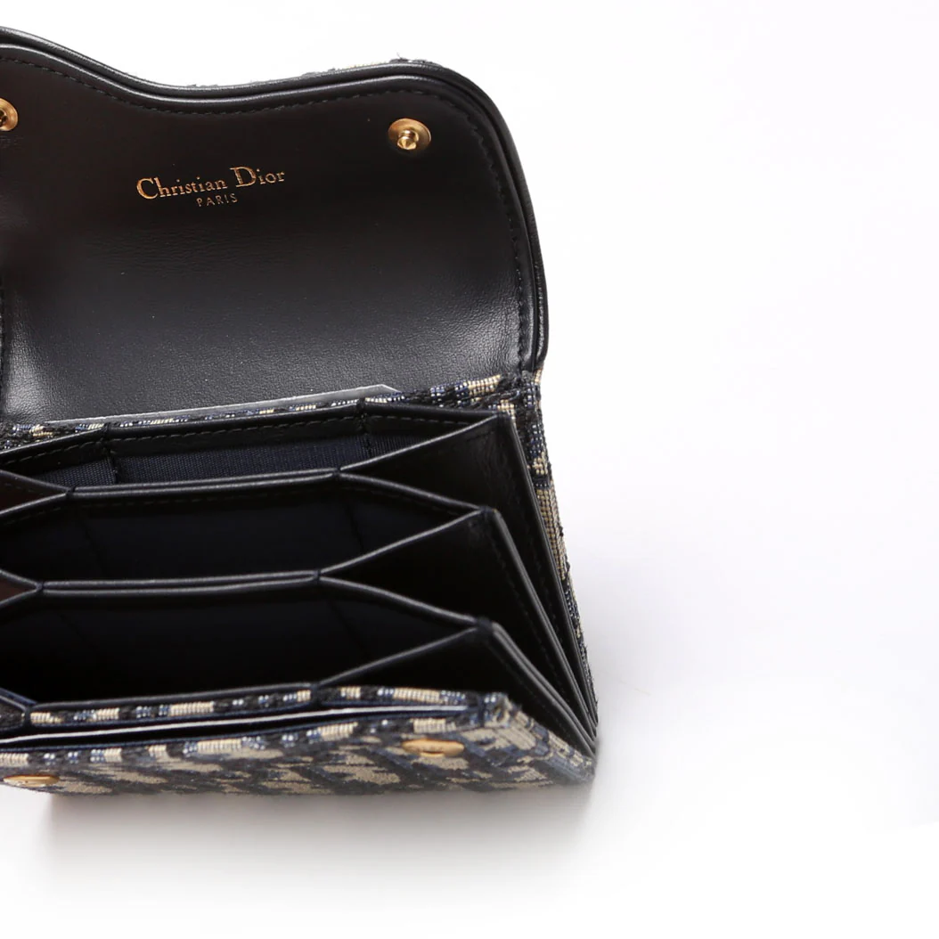 Saddle Card Holder Oblique Navy - Image 5