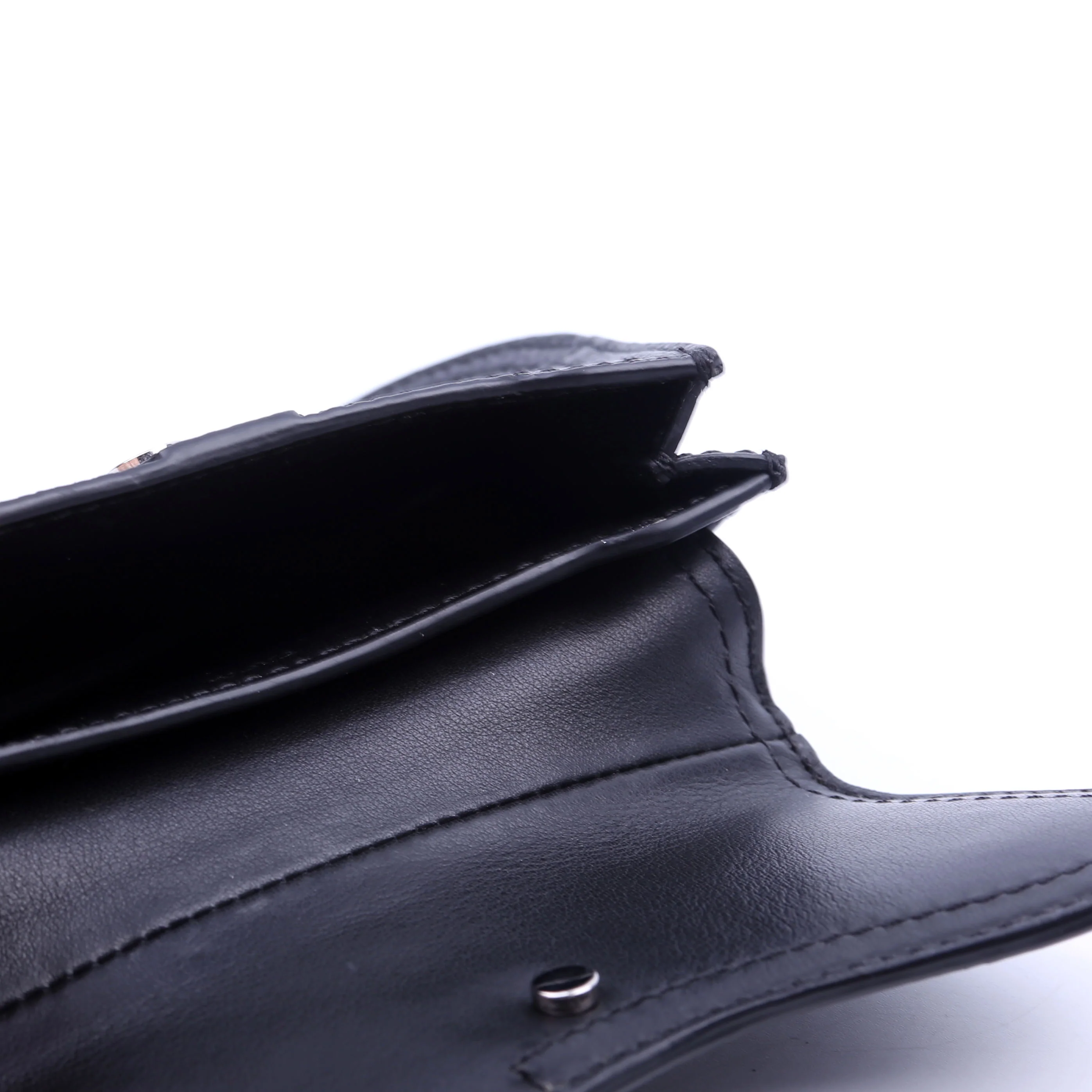Saddle Key Pouch Grained Calfskin Black - Image 9