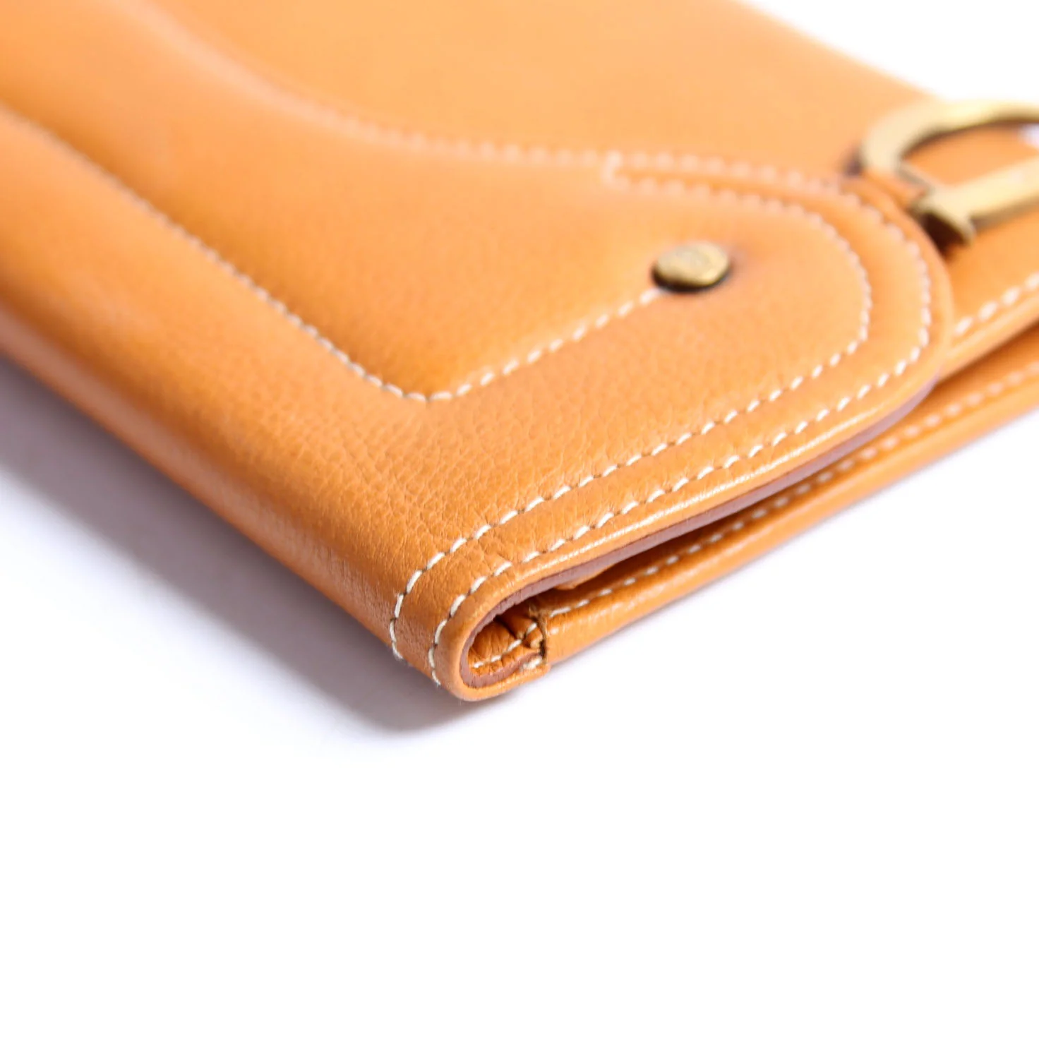 Saddle Wallet Calfskin Brown - Image 9