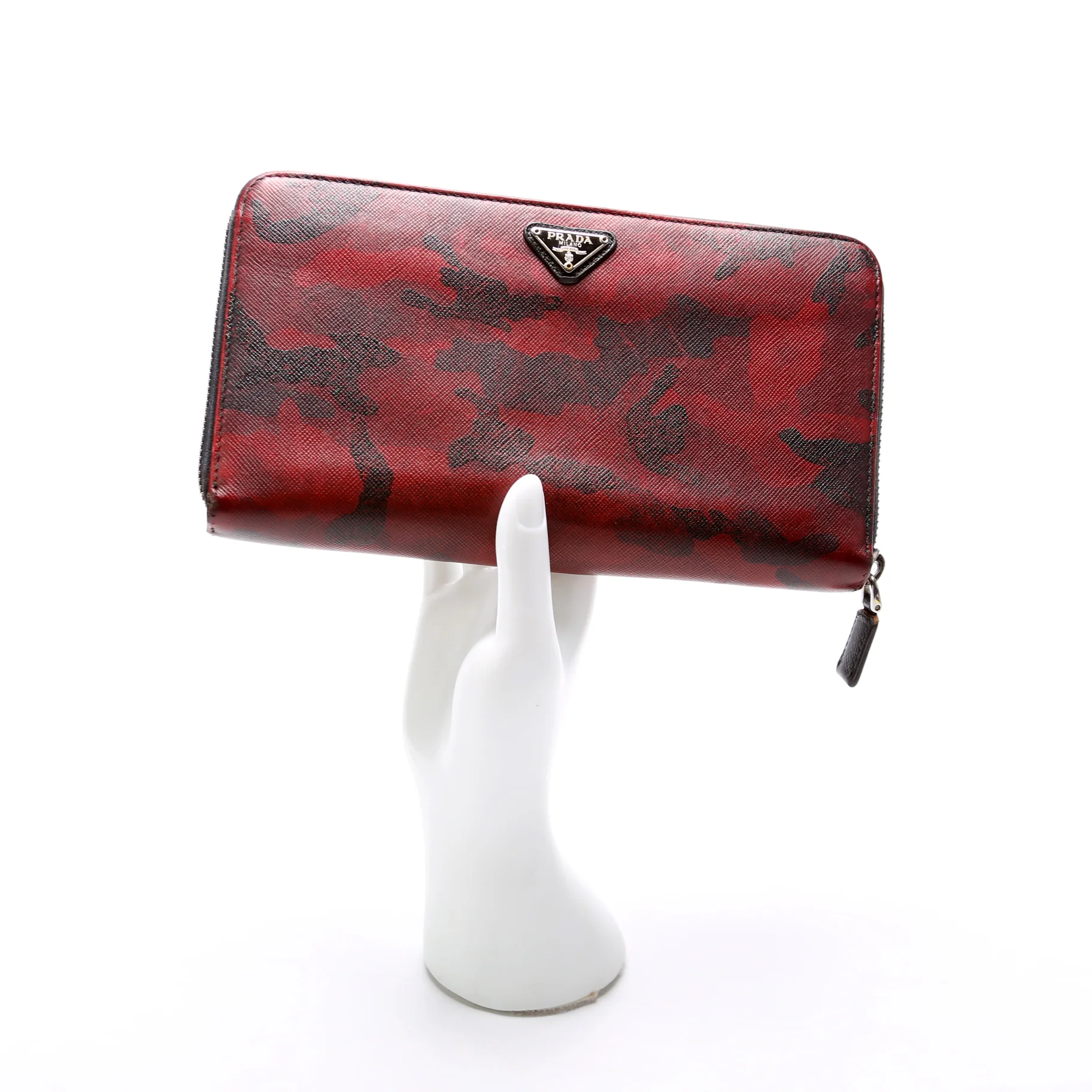 Saffiano Camo Zip Around Wallet - Image 10