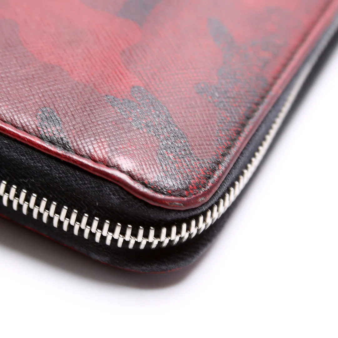 Saffiano Camo Zip Around Wallet - Image 7