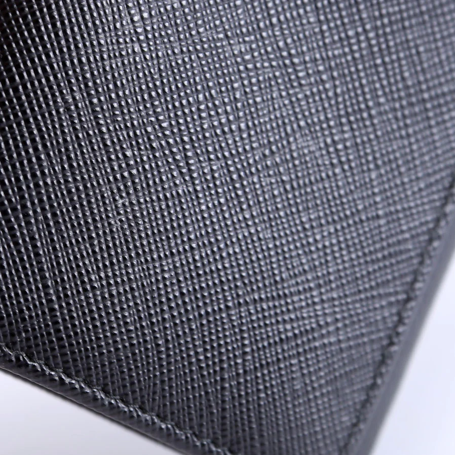Saffiano Chain Wallet 1MH132 Black - Image 6