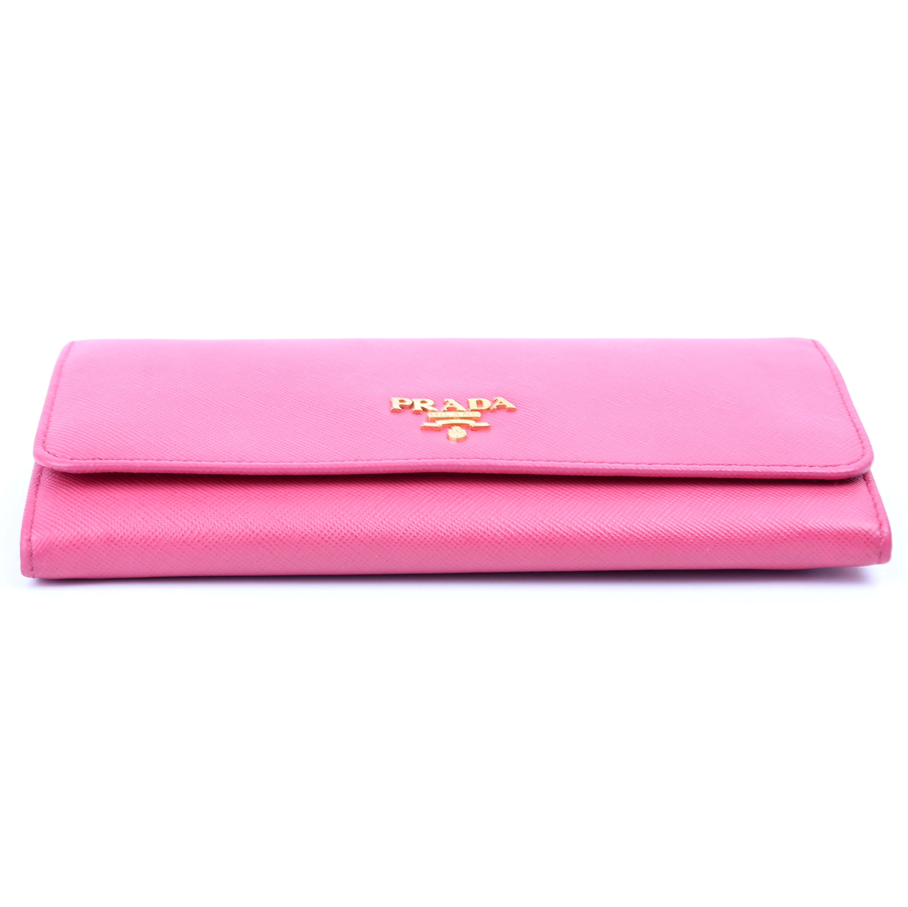 Saffiano Chain Wallet 1MH132 Pink - Image 4