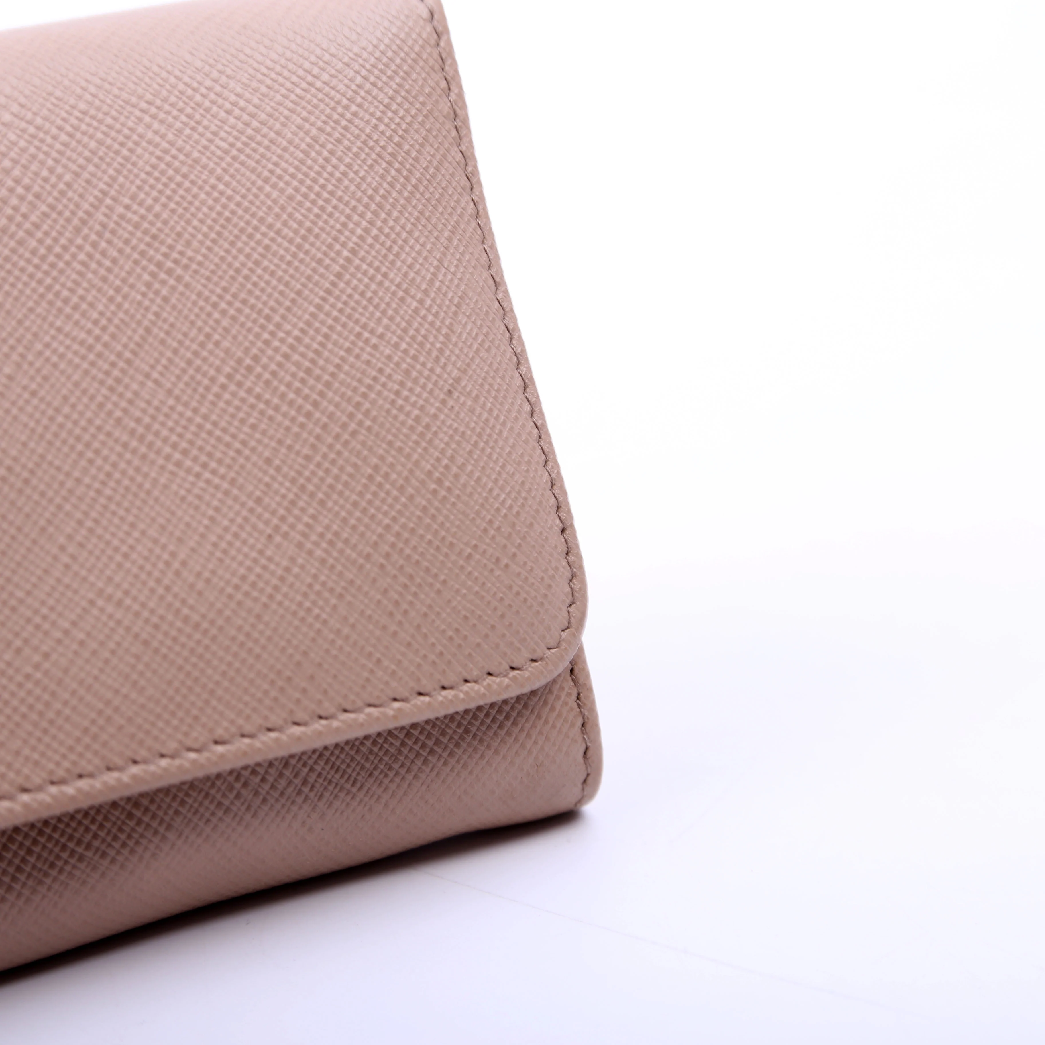 Saffiano Chain Wallet 1MH132 Tan - Image 10