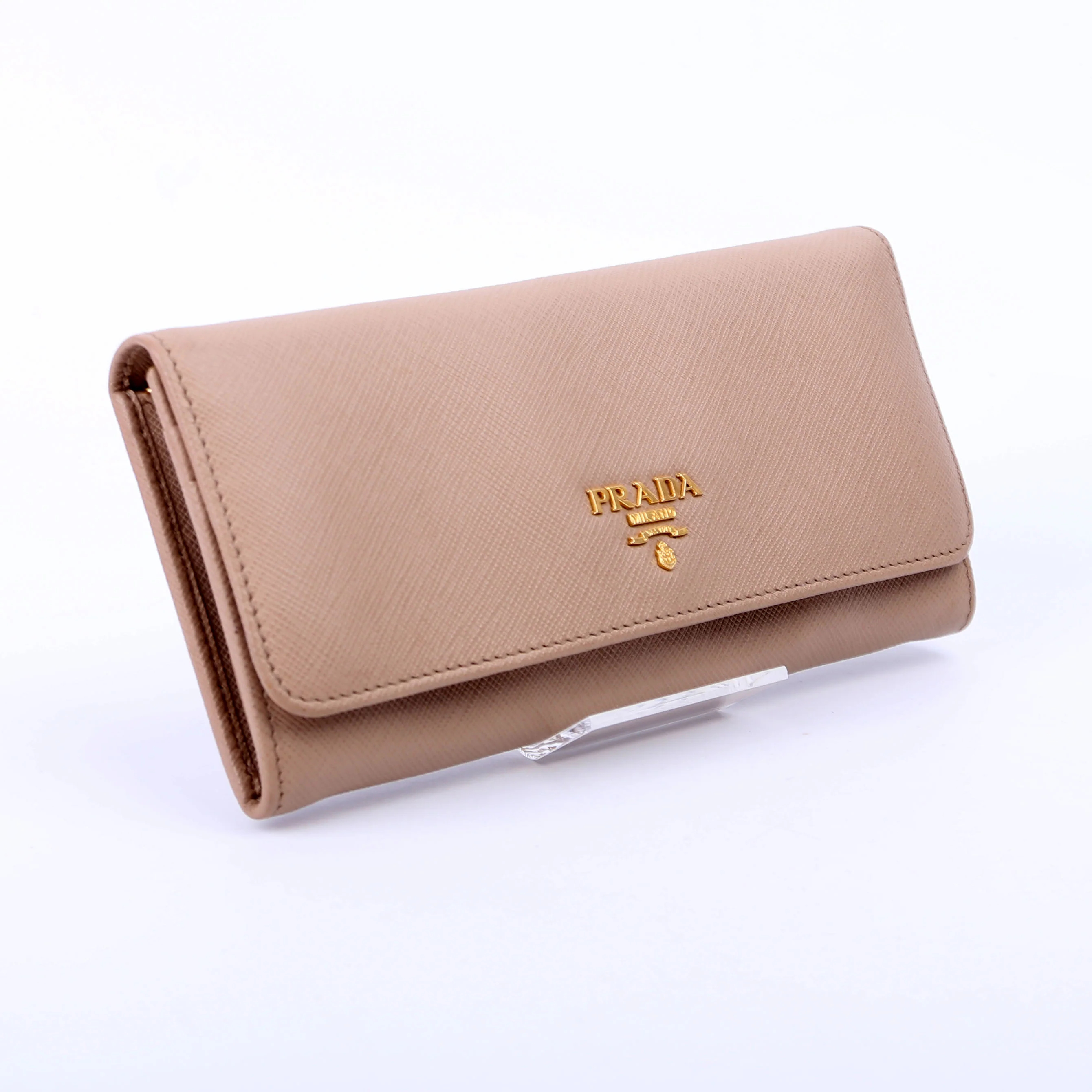 Saffiano Chain Wallet 1MH132 Tan - Image 2