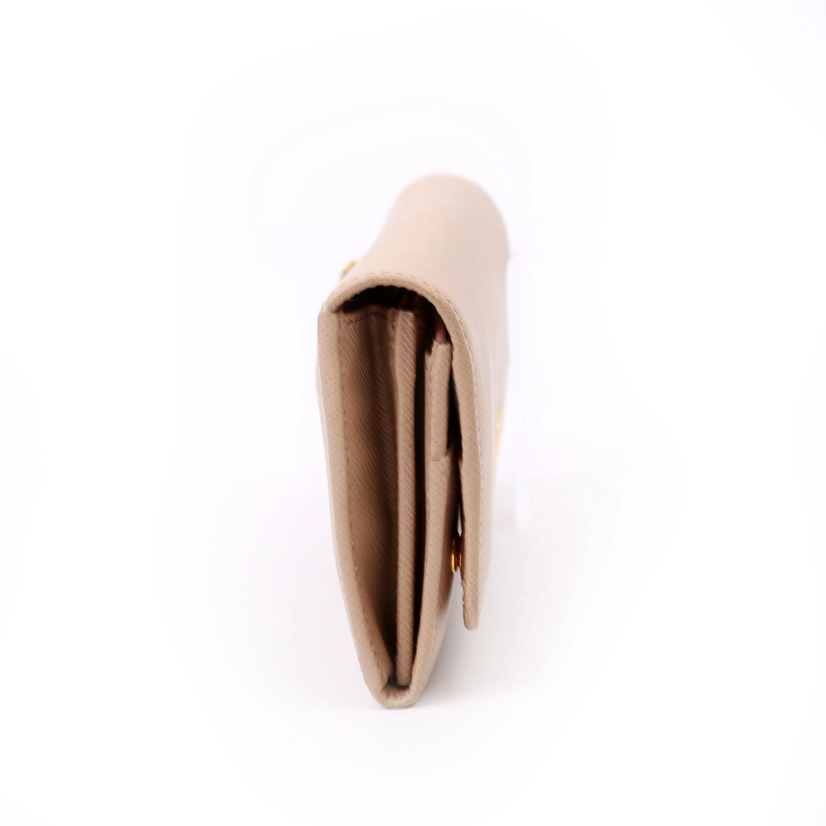 Saffiano Chain Wallet Tan - Image 3