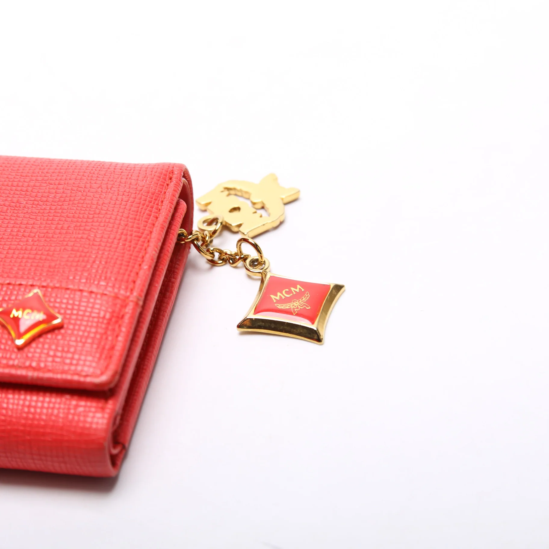 Saffiano Charm Tri-Fold Wallet - Image 6
