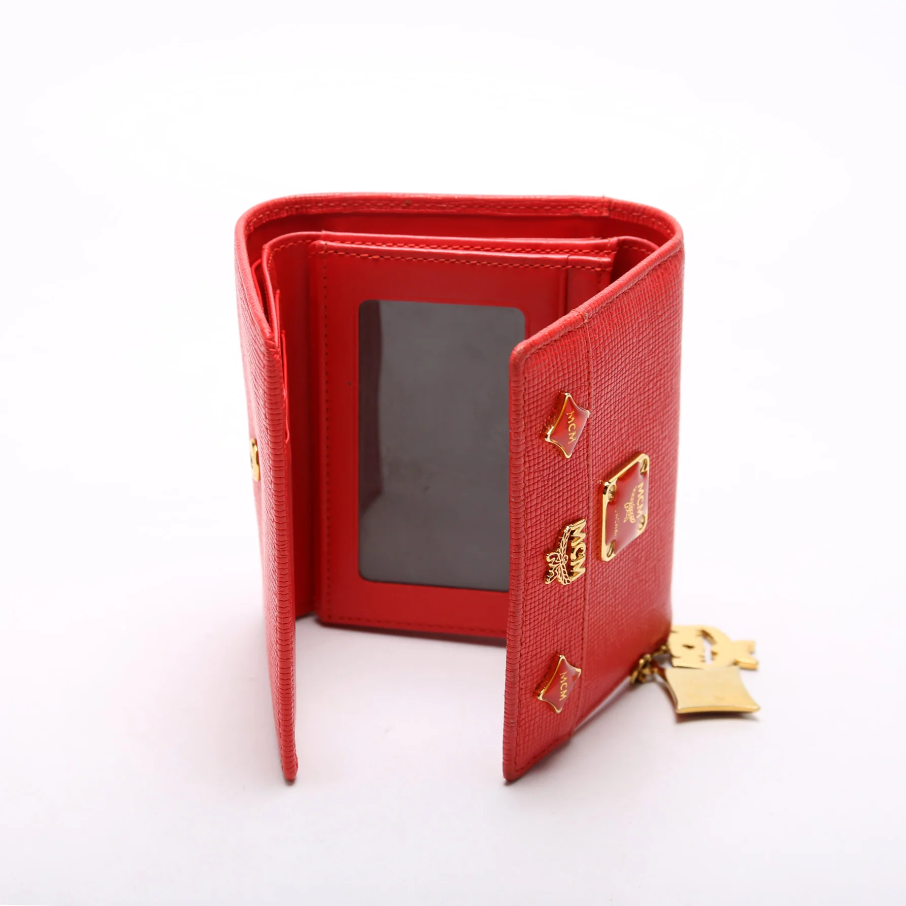 Saffiano Charm Tri-Fold Wallet - Image 7