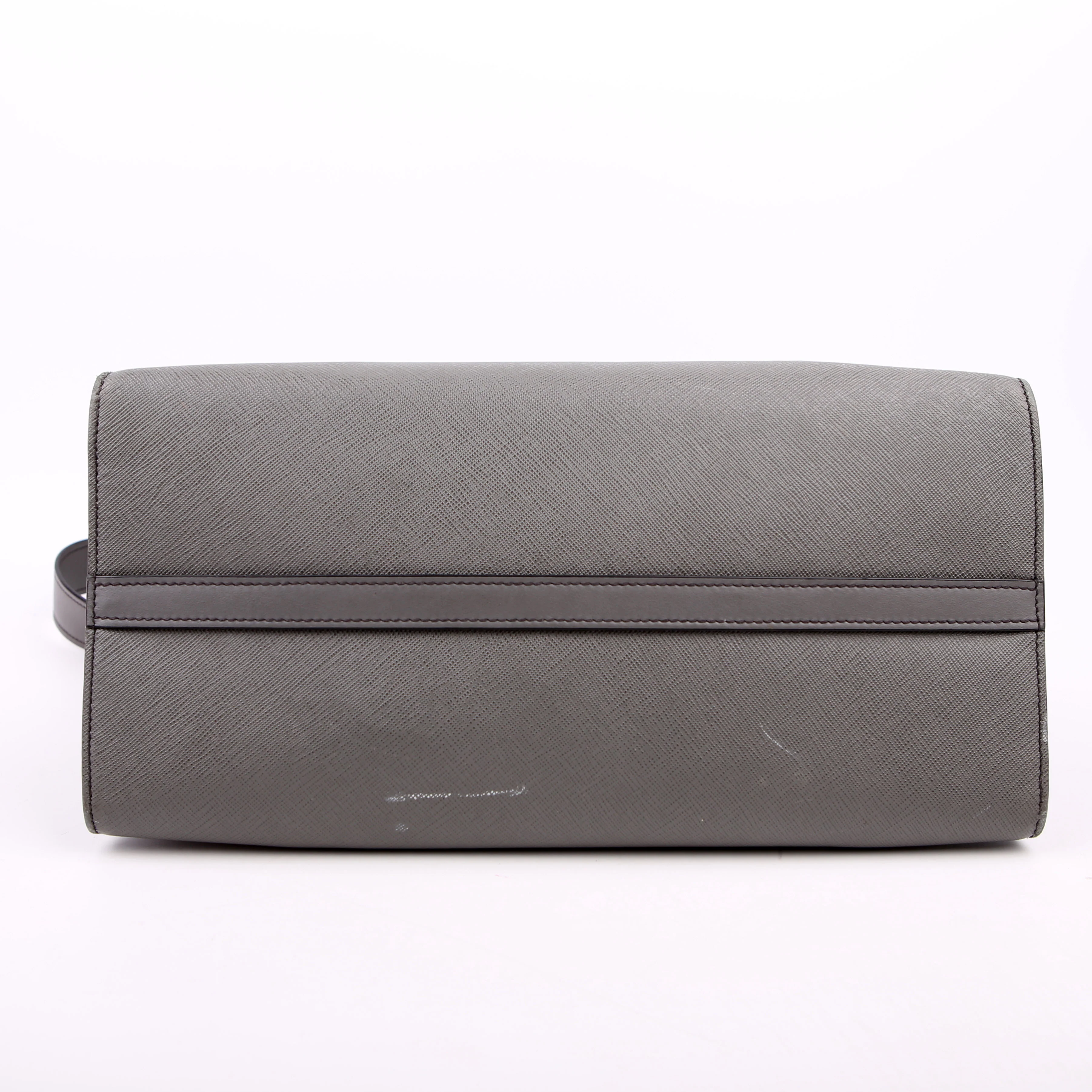 Saffiano/City Calfskin Paradigme Bag Grey - Image 4