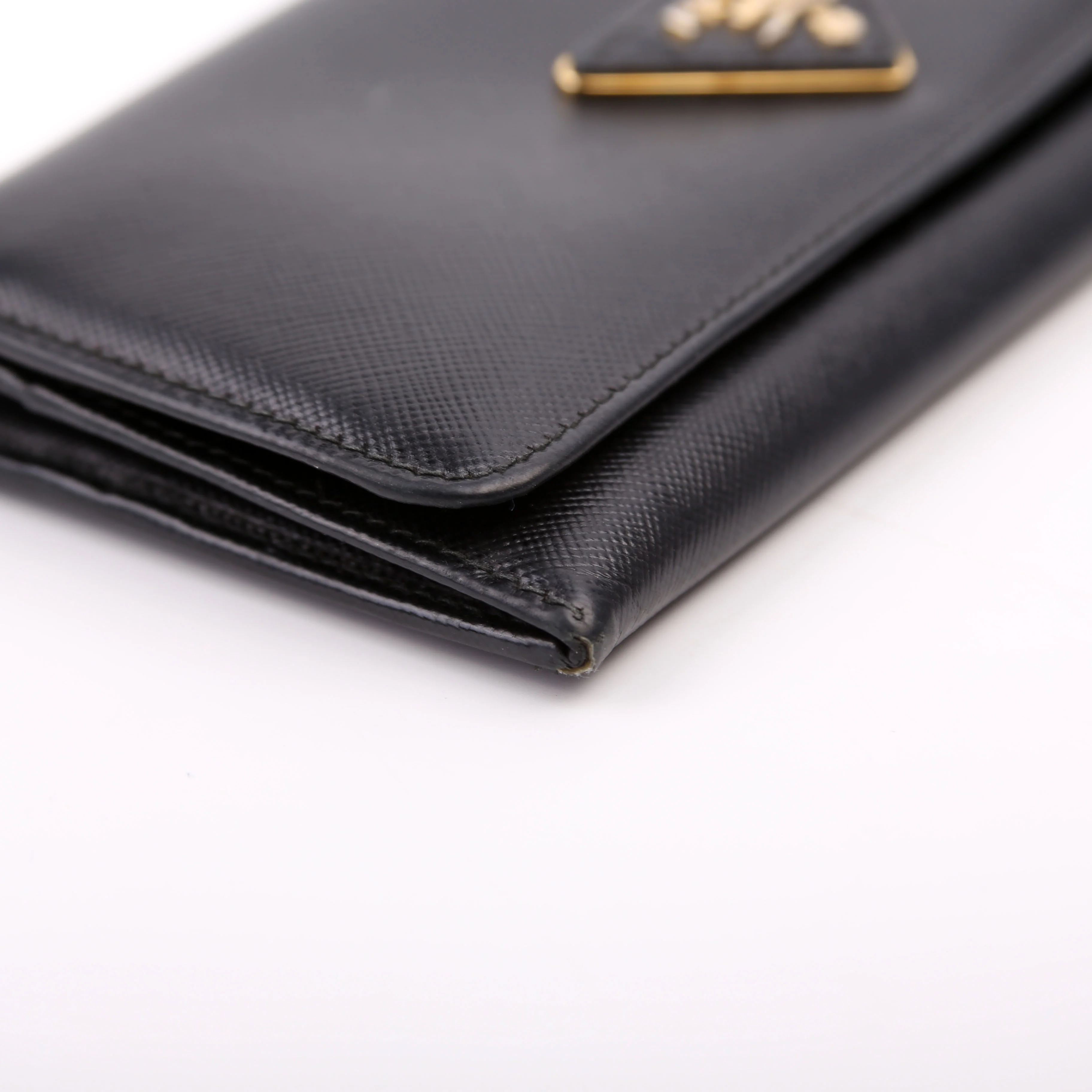 Saffiano Continental Wallet Black - Image 5