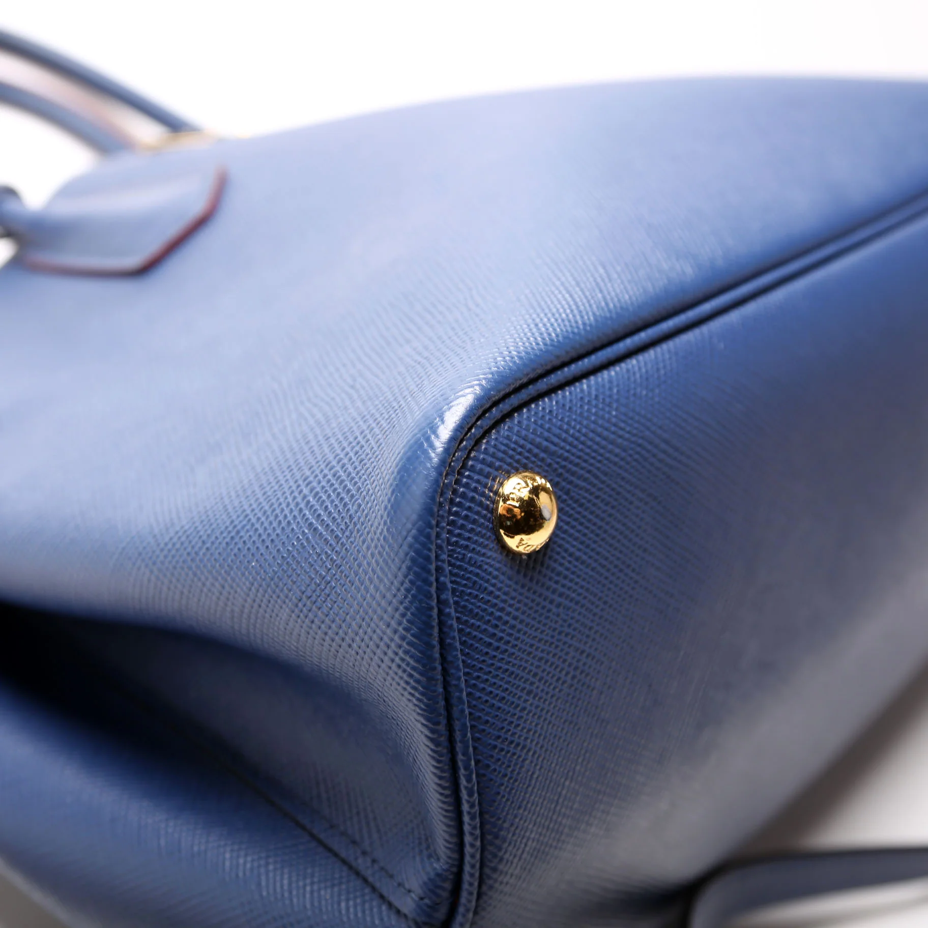 Saffiano Cuir Double Large Blue - Image 5