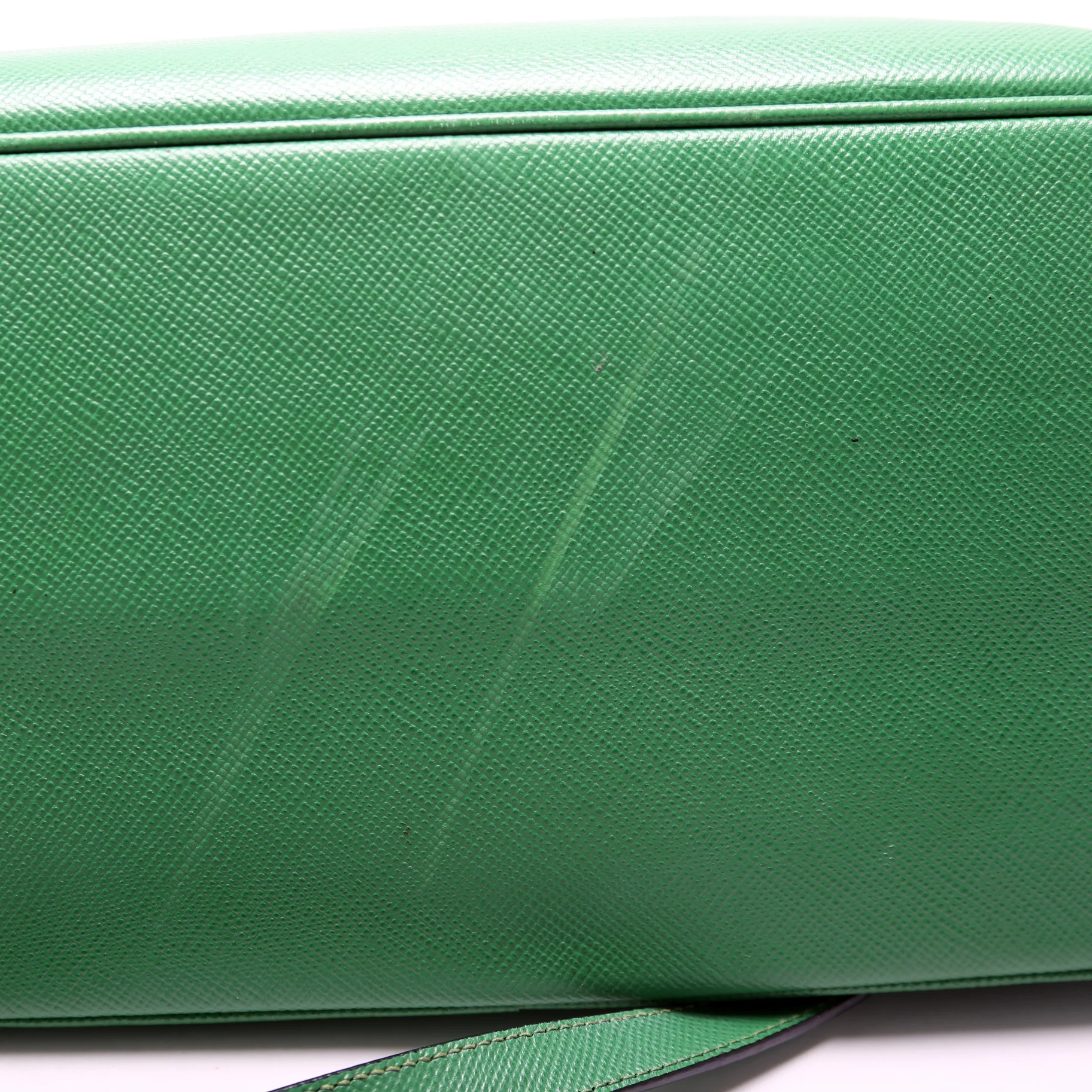 Saffiano Cuir Double Large Green - Image 5