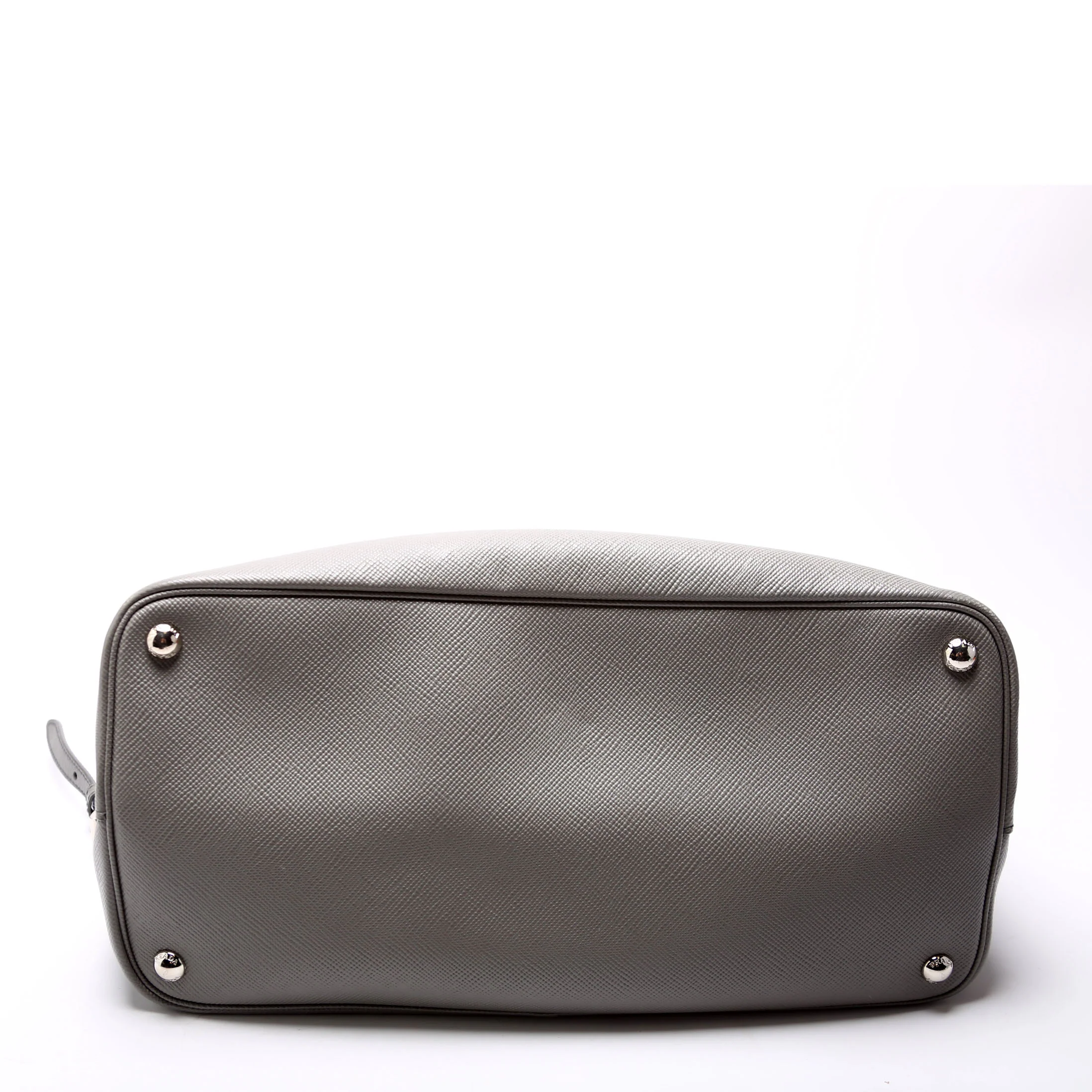 Saffiano Cuir Double Large Grey - Image 4