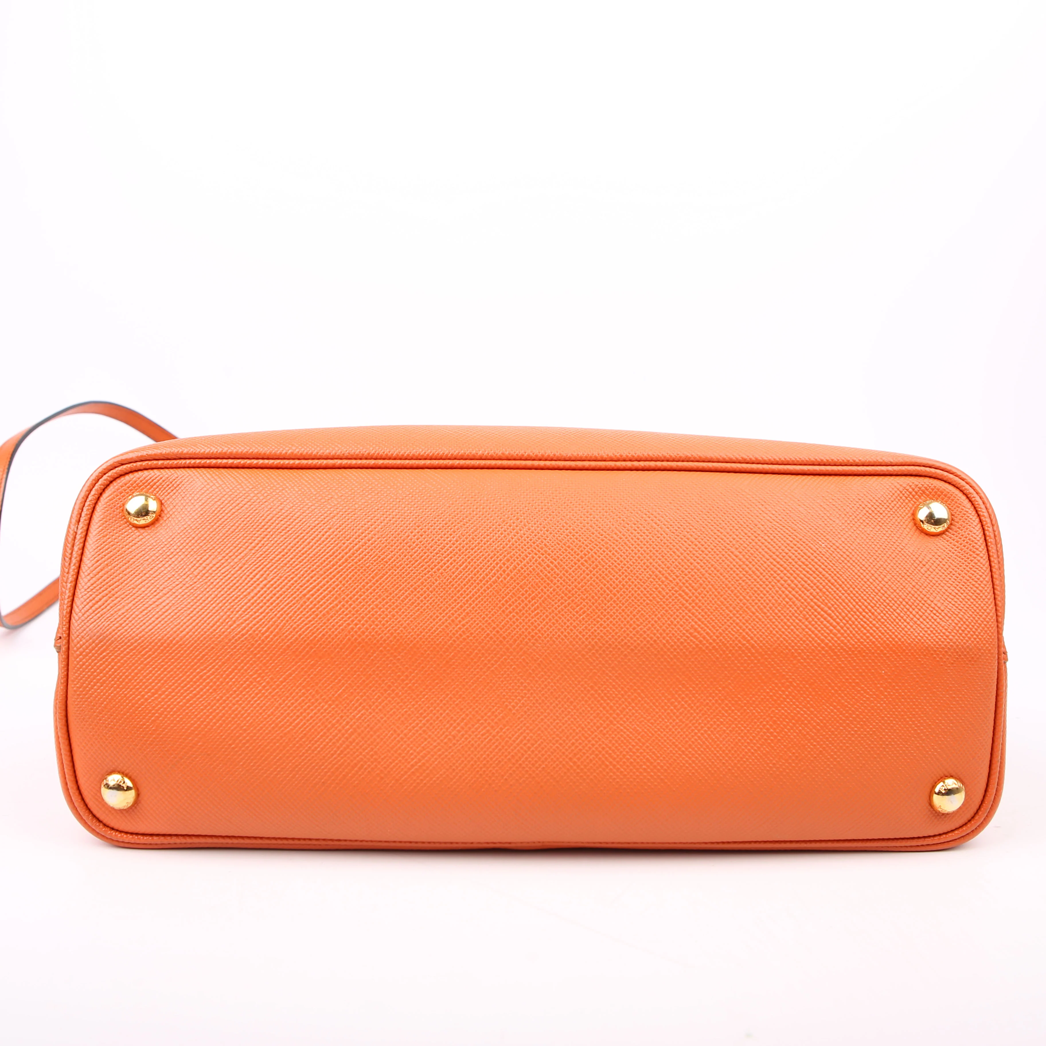 Saffiano Cuir Double Large Orange - Image 4