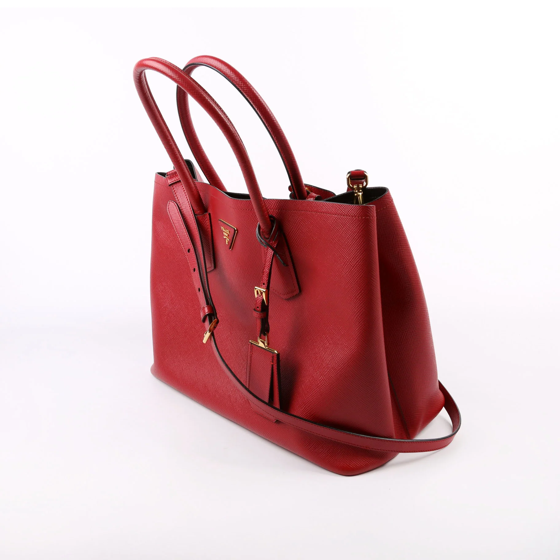 Saffiano Cuir Double Large Red - Image 2