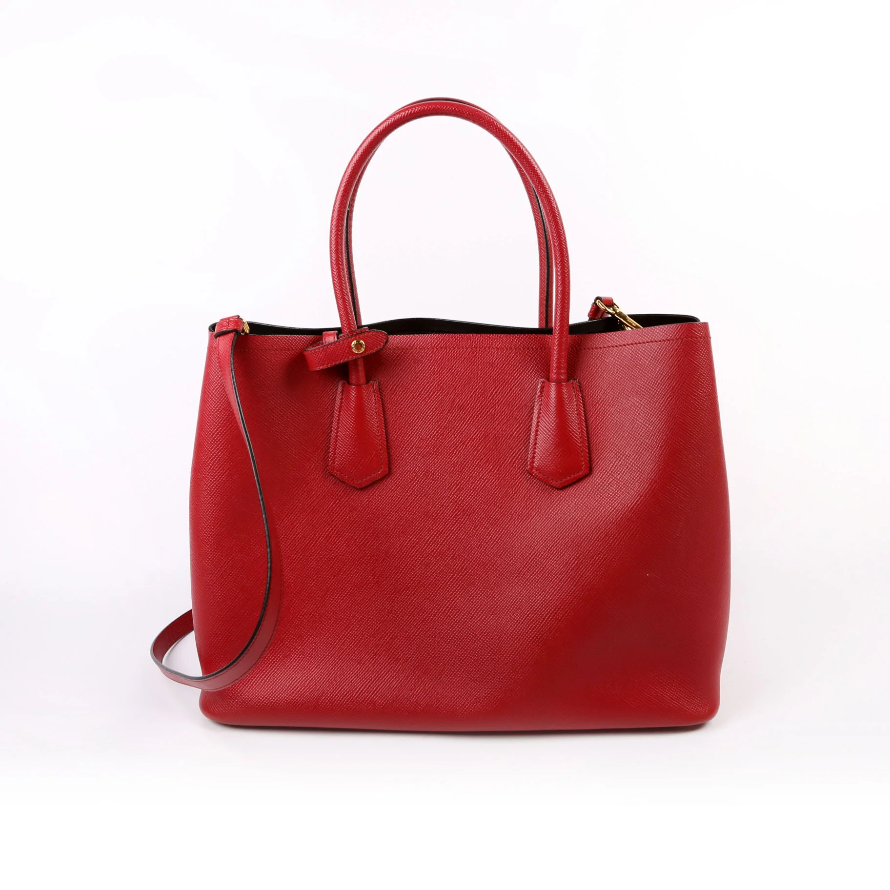 Saffiano Cuir Double Large Red - Image 3