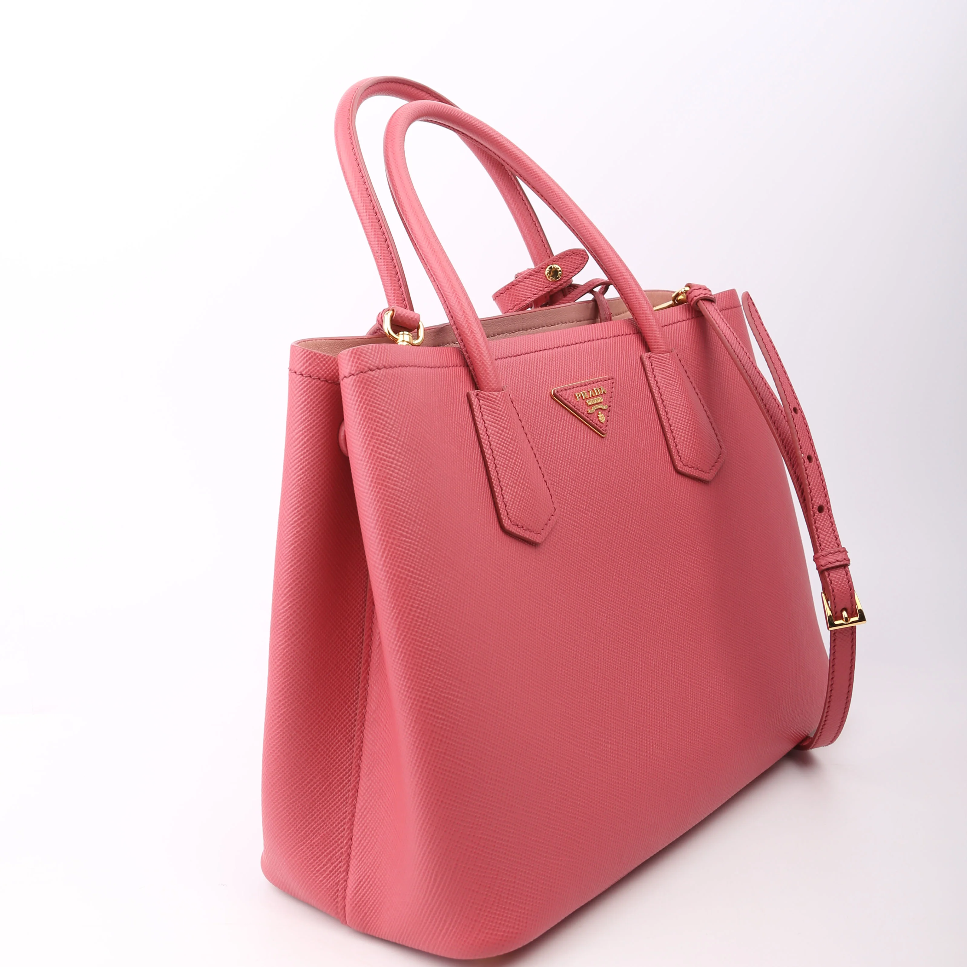 Saffiano Cuir Double Medium Pink - Image 2