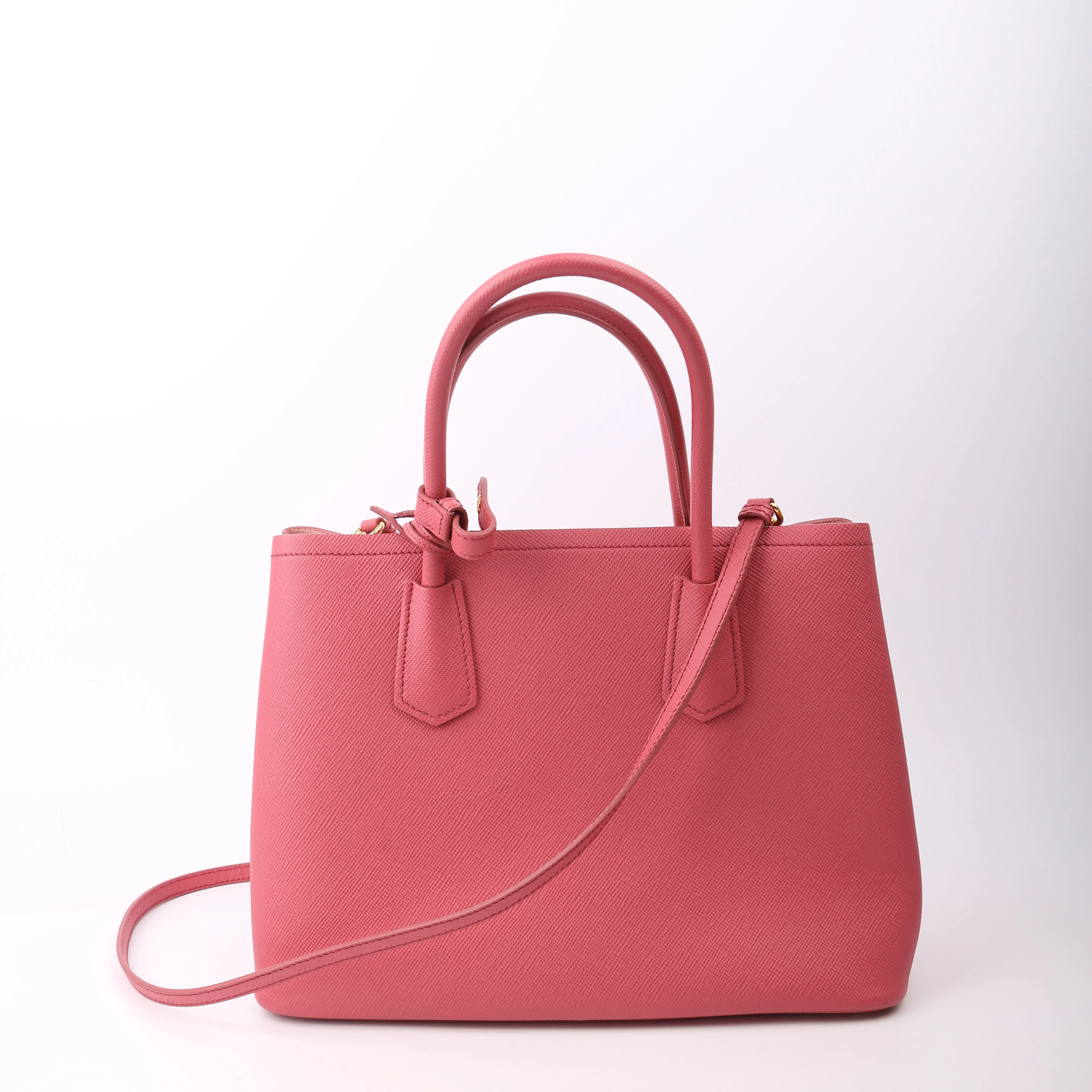 Saffiano Cuir Double Medium Pink - Image 3