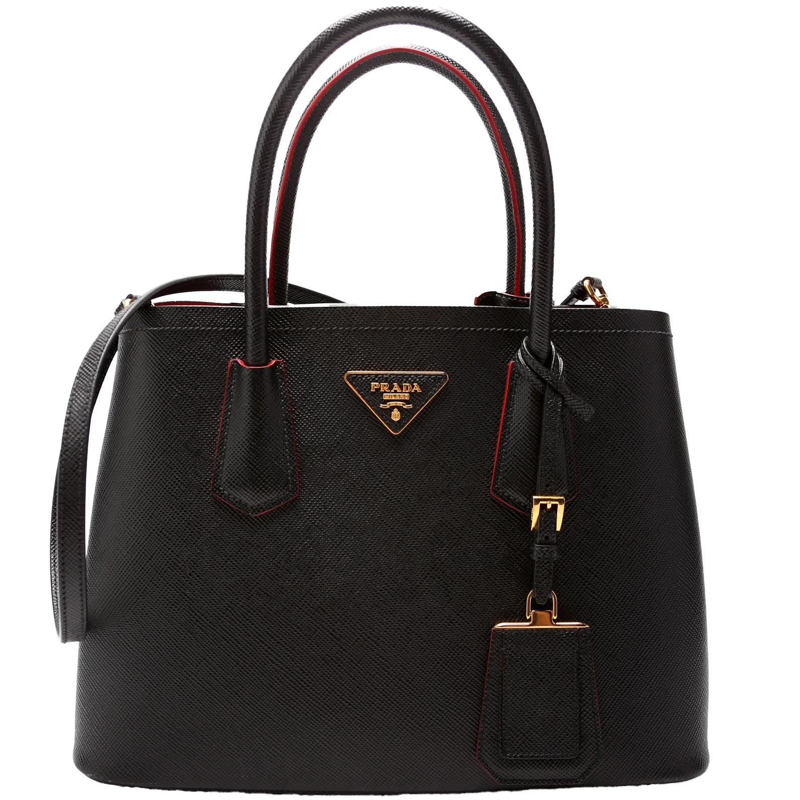 Saffiano Cuir Double Small