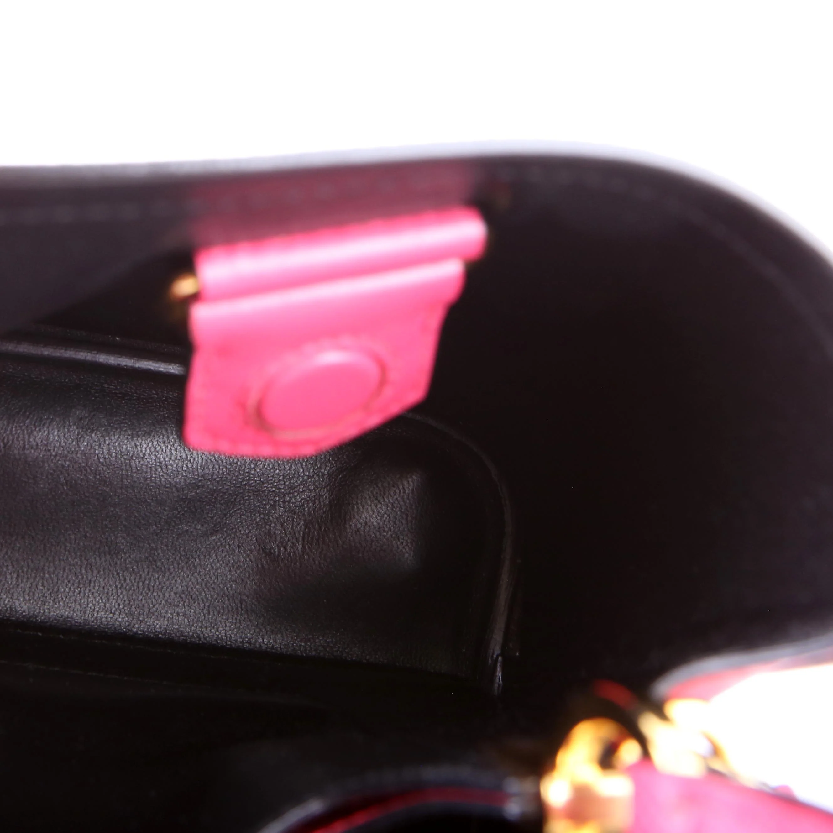 Saffiano Cuir Small Panier Bag Pink - Image 14
