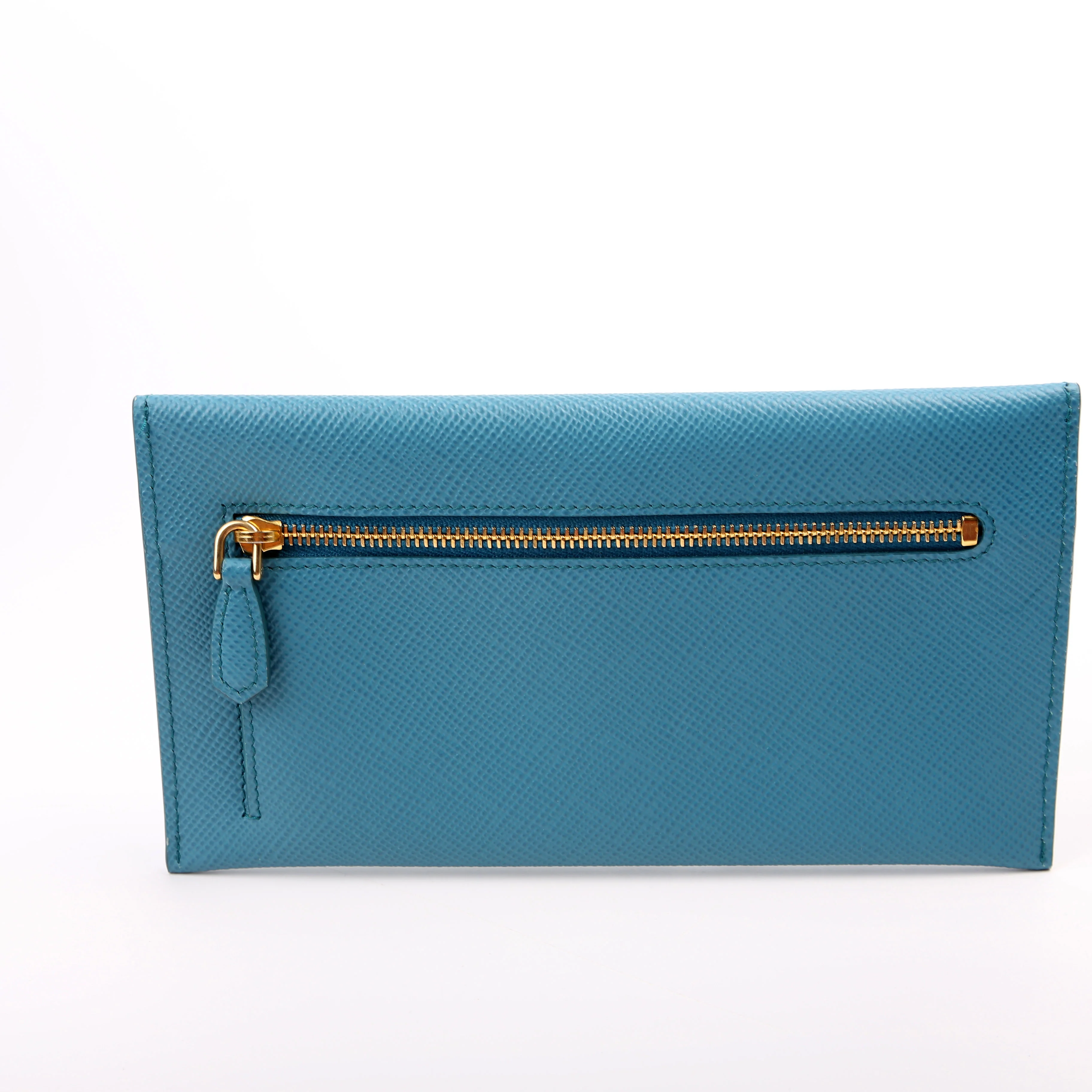 Saffiano Envelope Wallet Teal - Image 3