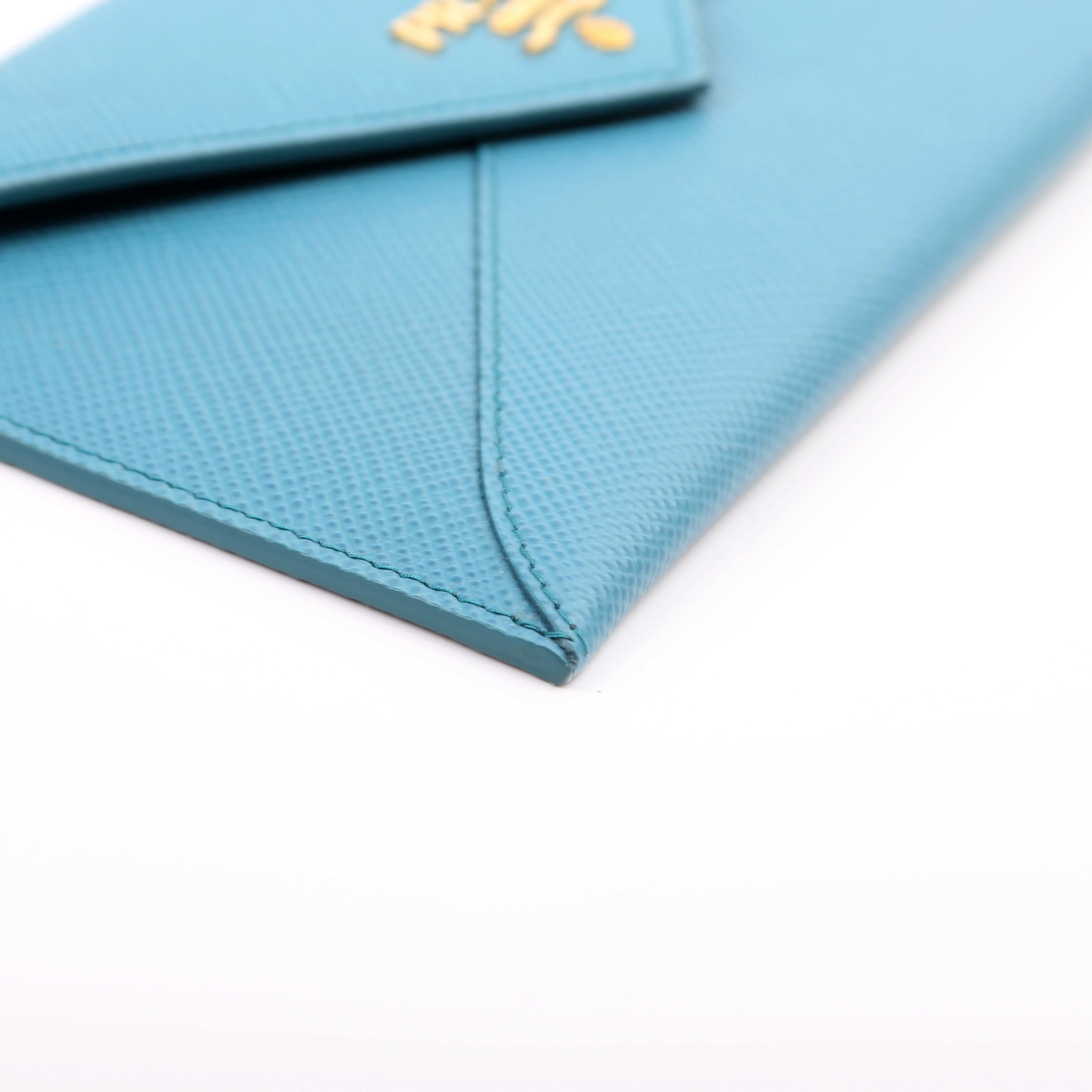 Saffiano Envelope Wallet Teal - Image 5
