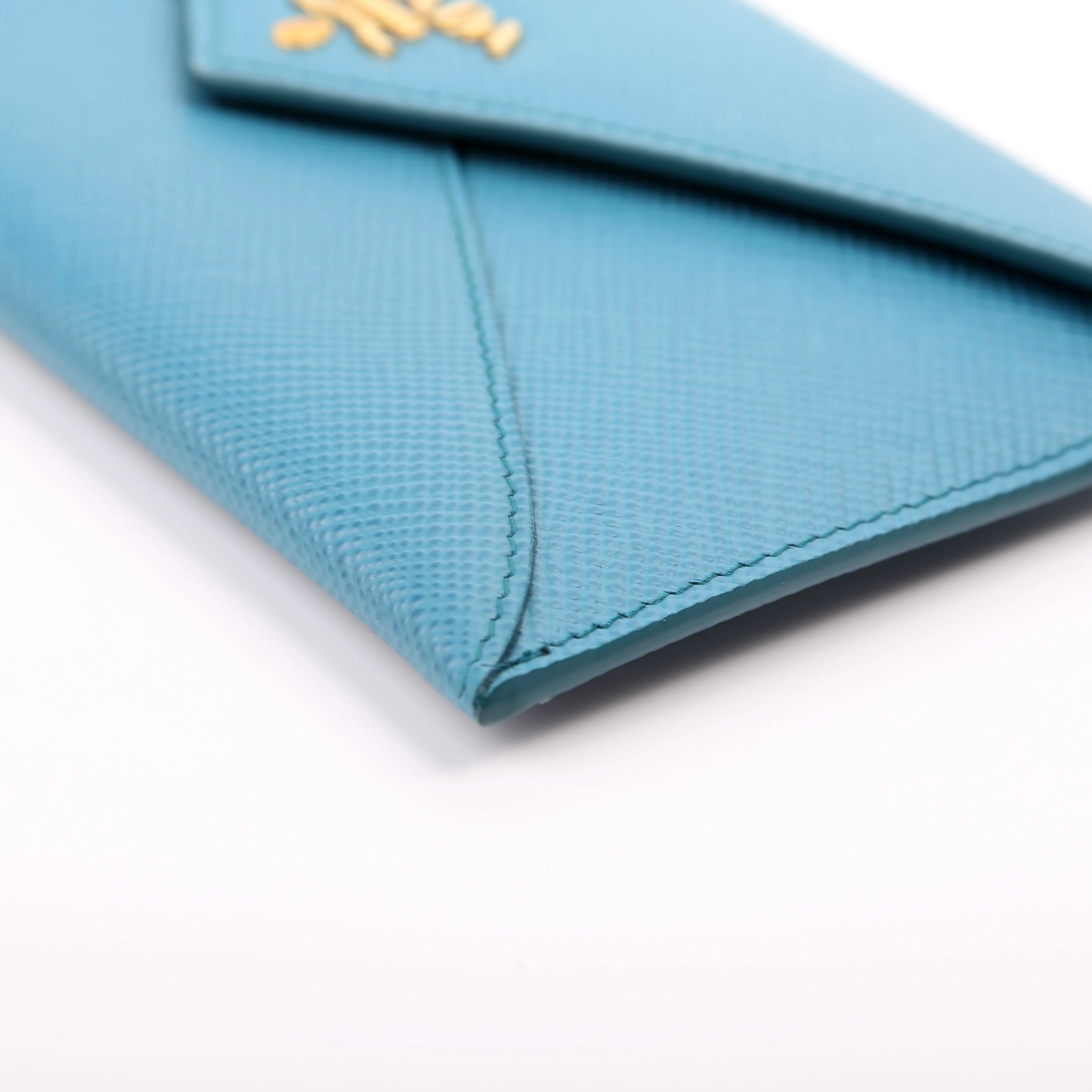 Saffiano Envelope Wallet Teal - Image 6