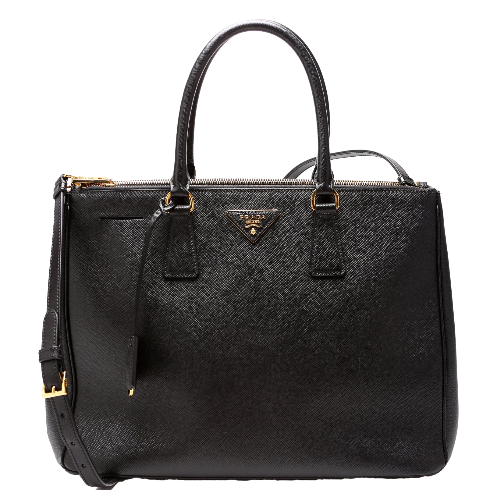 Saffiano Galleria Large Black