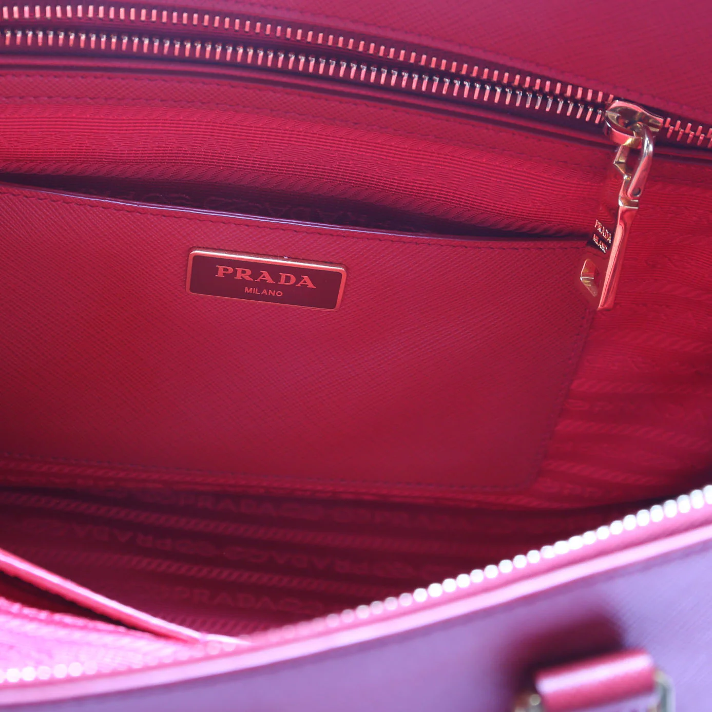 Saffiano Galleria Large Red - Image 7