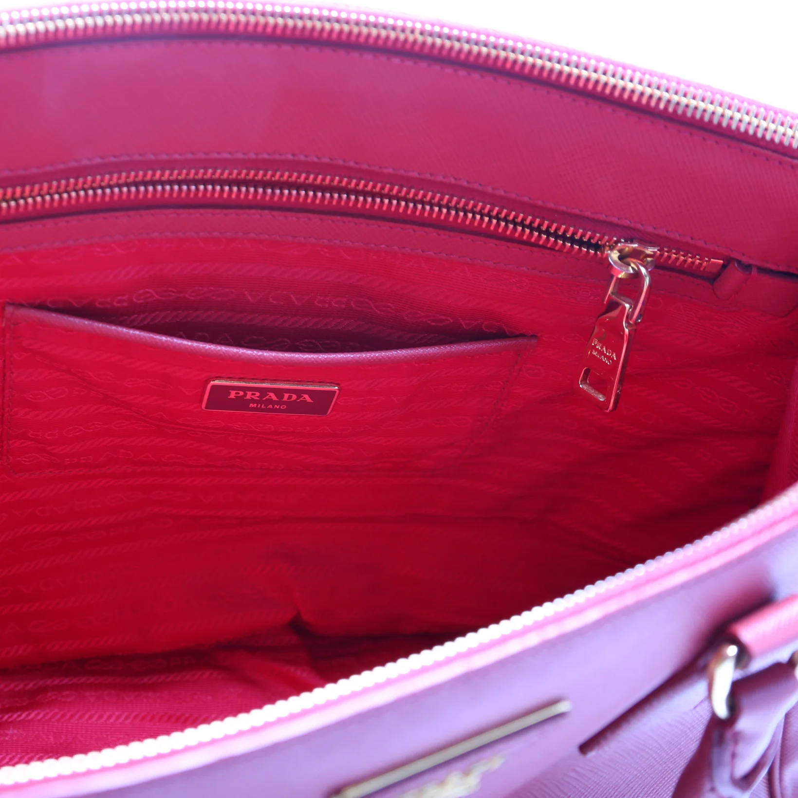 Saffiano Galleria Large Red - Image 7