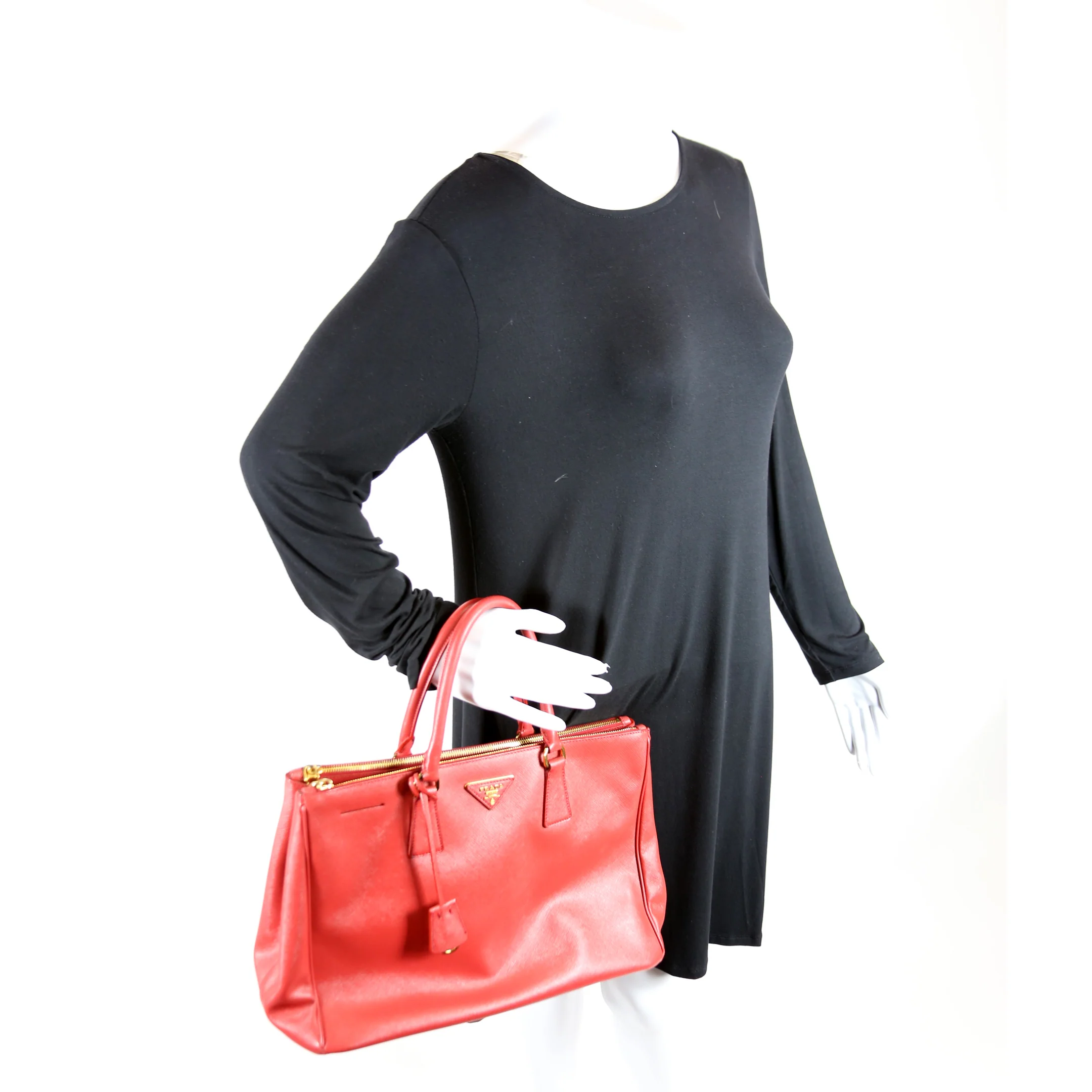 Saffiano Galleria Large Red - Image 9