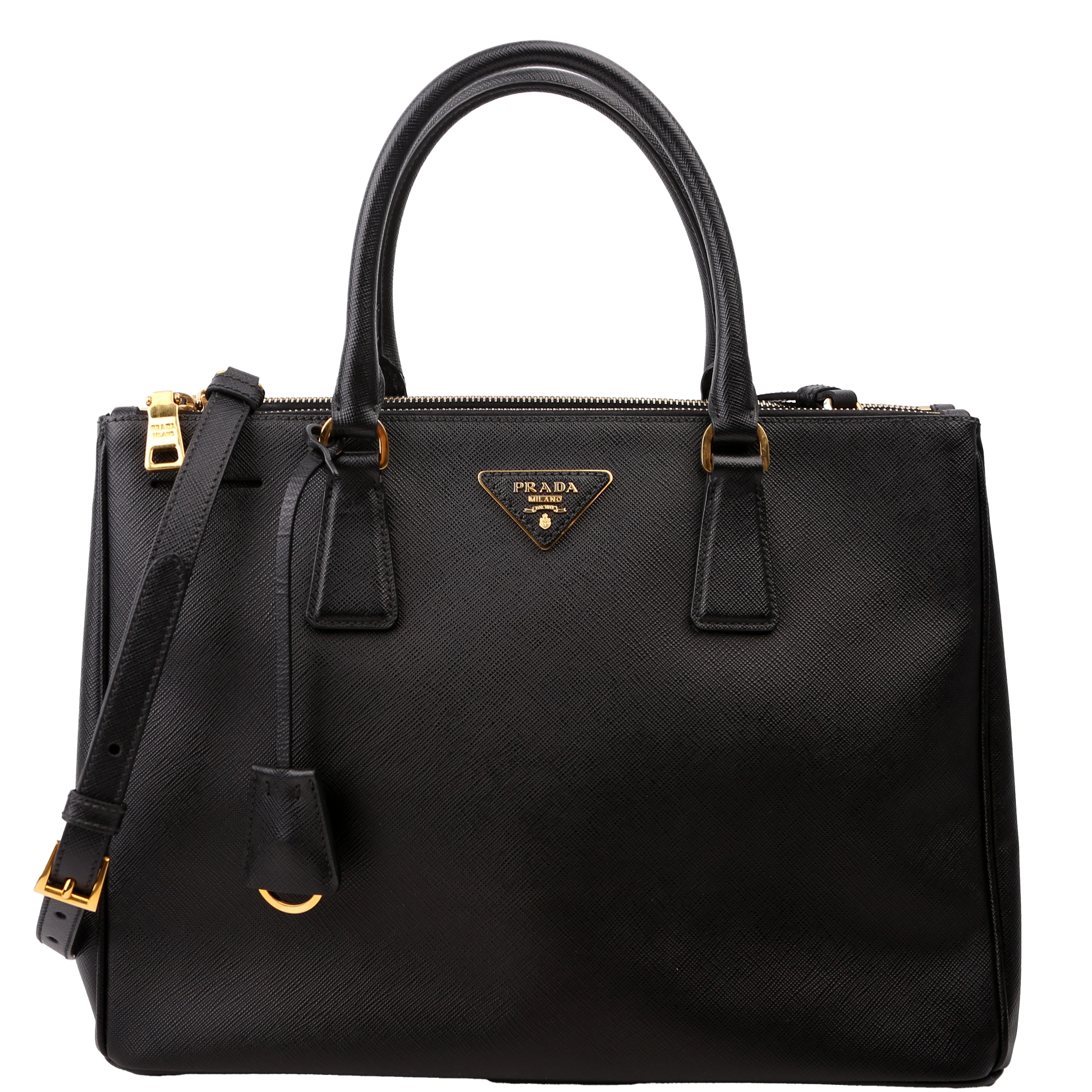 Saffiano Galleria Medium Black