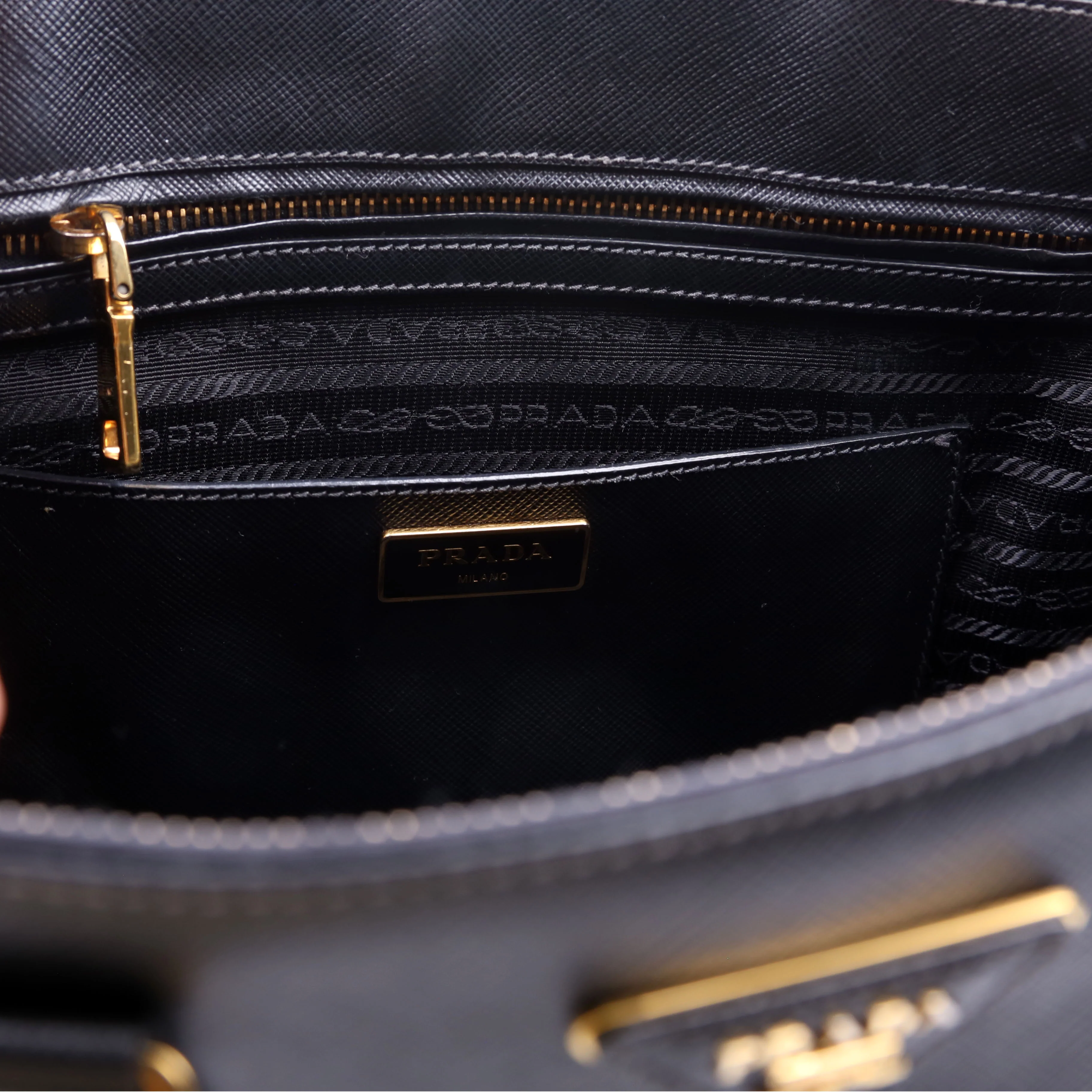 Saffiano Galleria Medium Black - Image 9