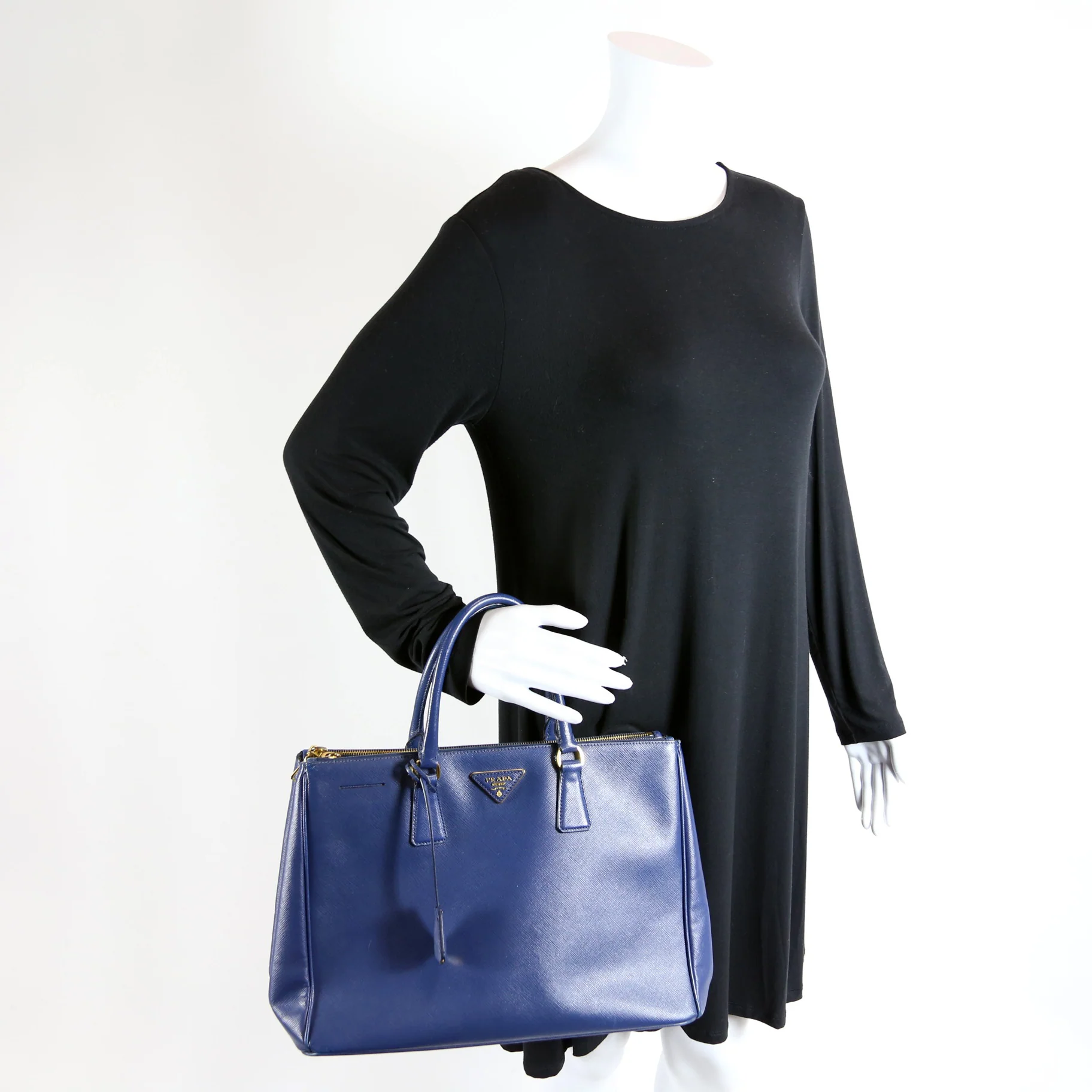 Saffiano Galleria Medium Blue - Image 16