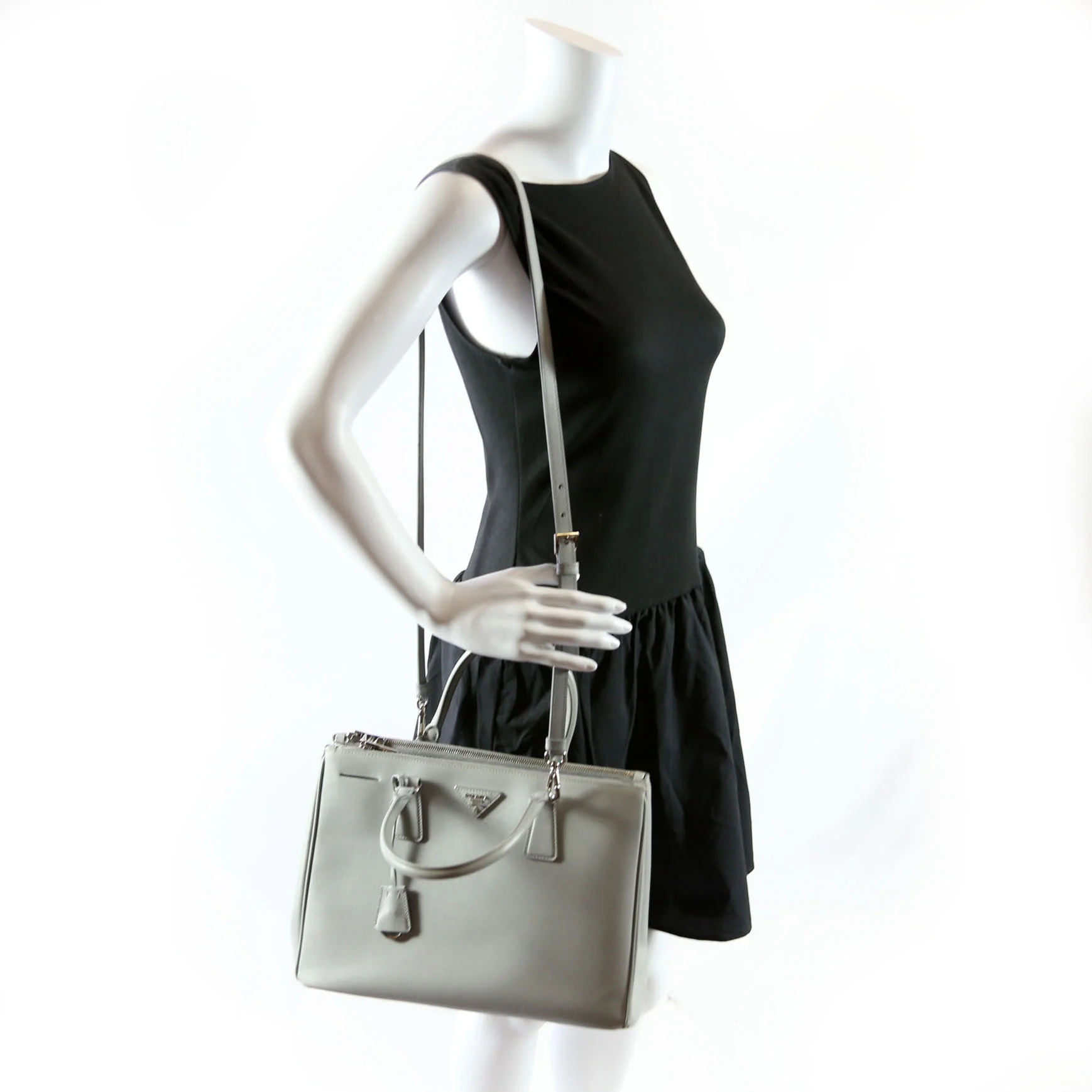 Saffiano Galleria Medium Grey - Image 16
