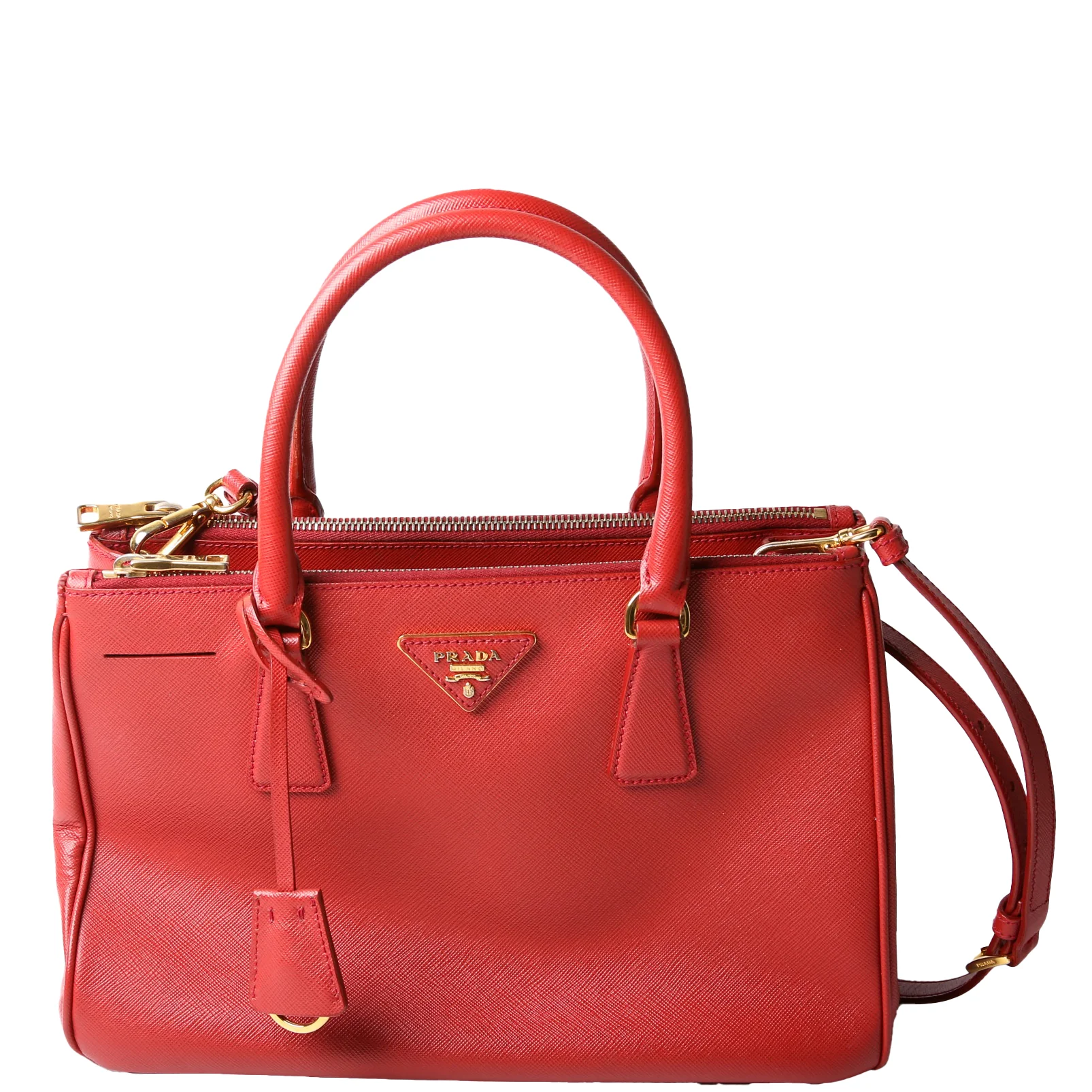 Saffiano Galleria Medium Red