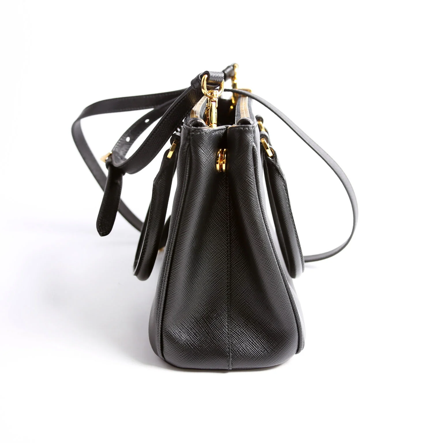 Saffiano Galleria Small Black - Image 4
