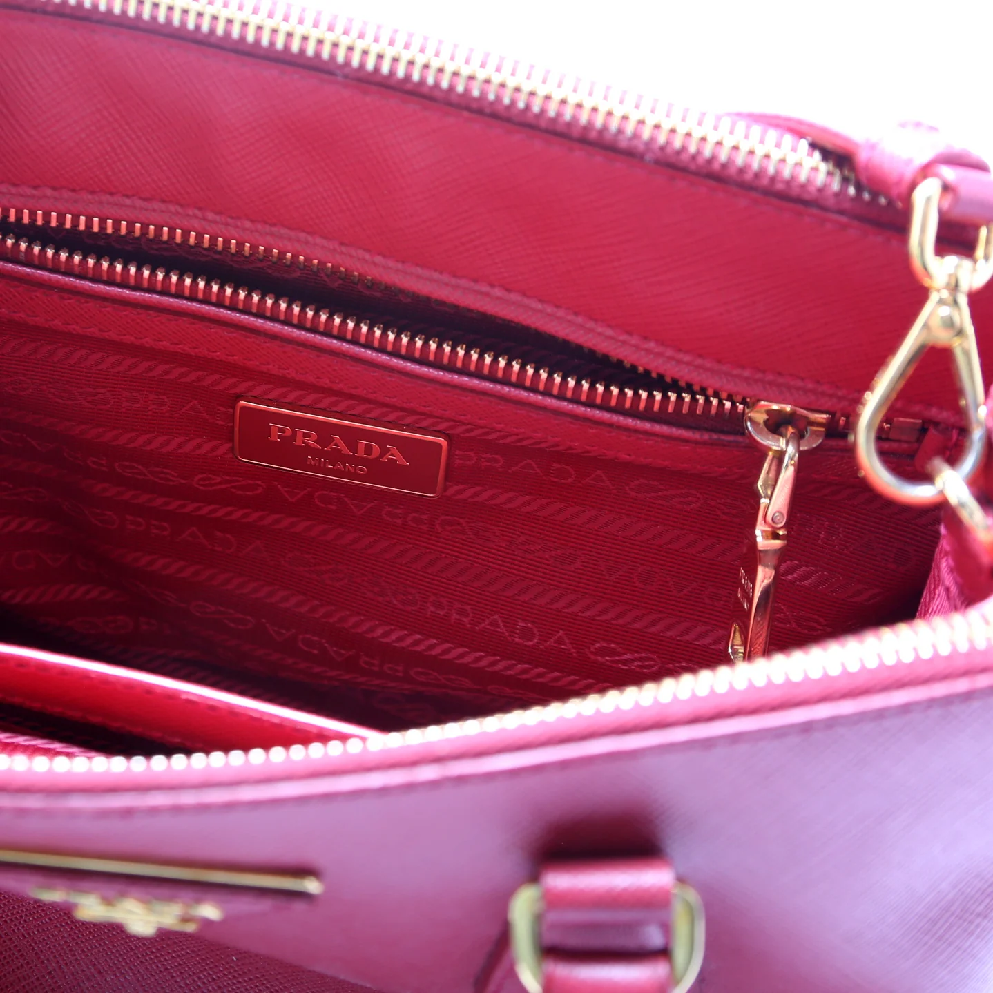 Saffiano Galleria Small Red - Image 7