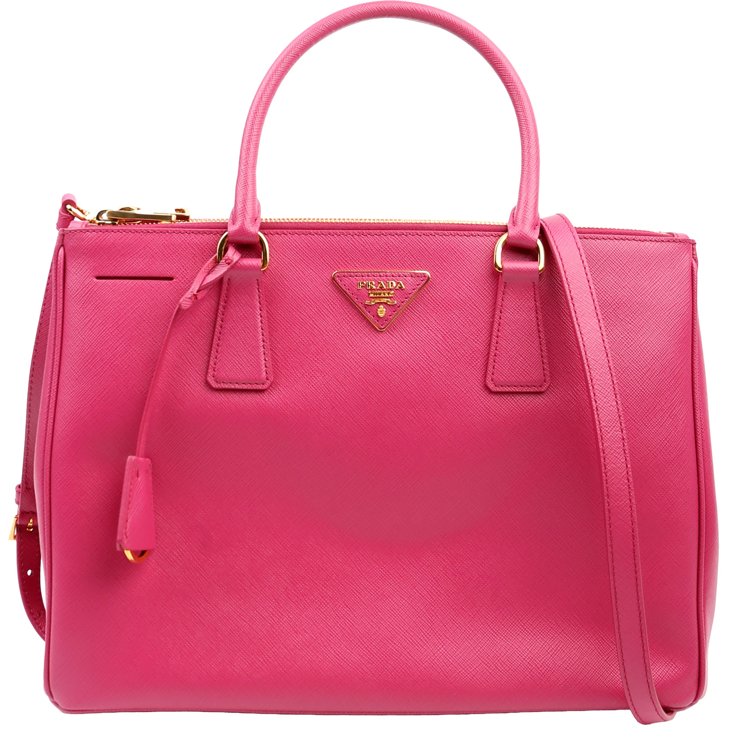 Saffiano Lux Medium Galleria Pink