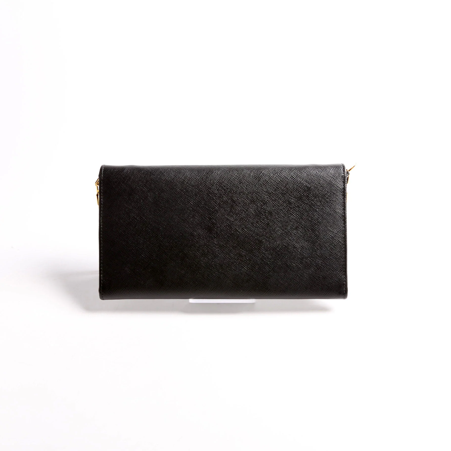 Saffiano Lux Mini Chain Bag Black - Image 2
