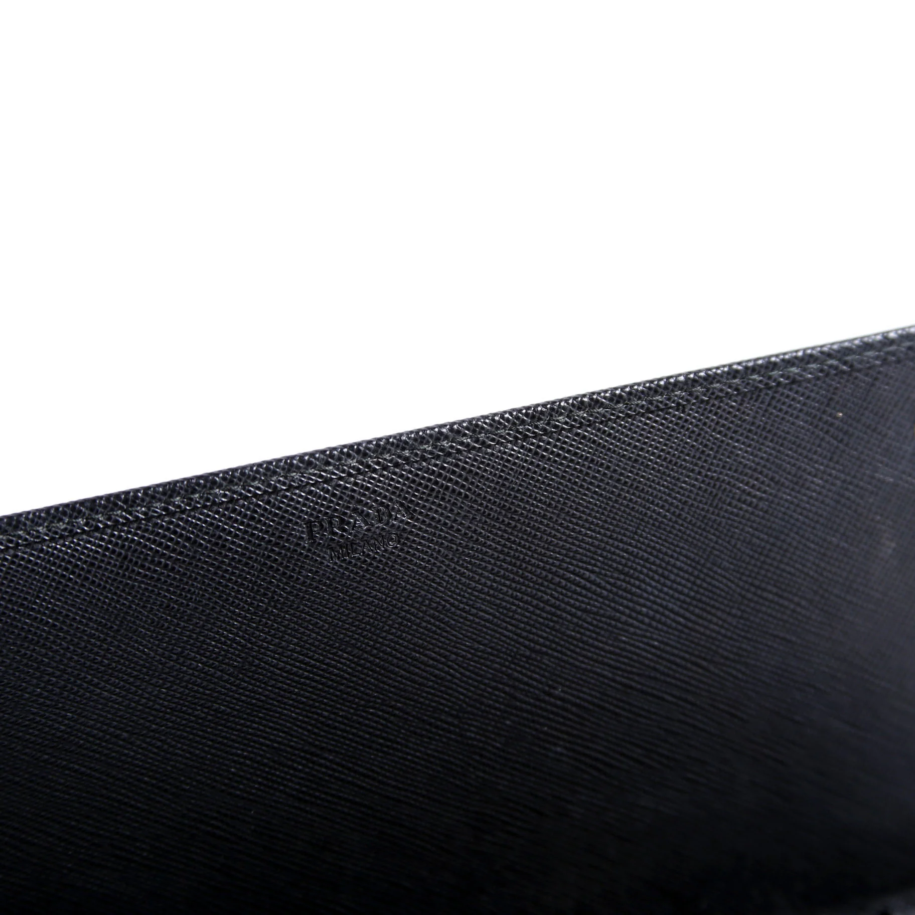Saffiano Lux Mini Chain Bag Black - Image 7