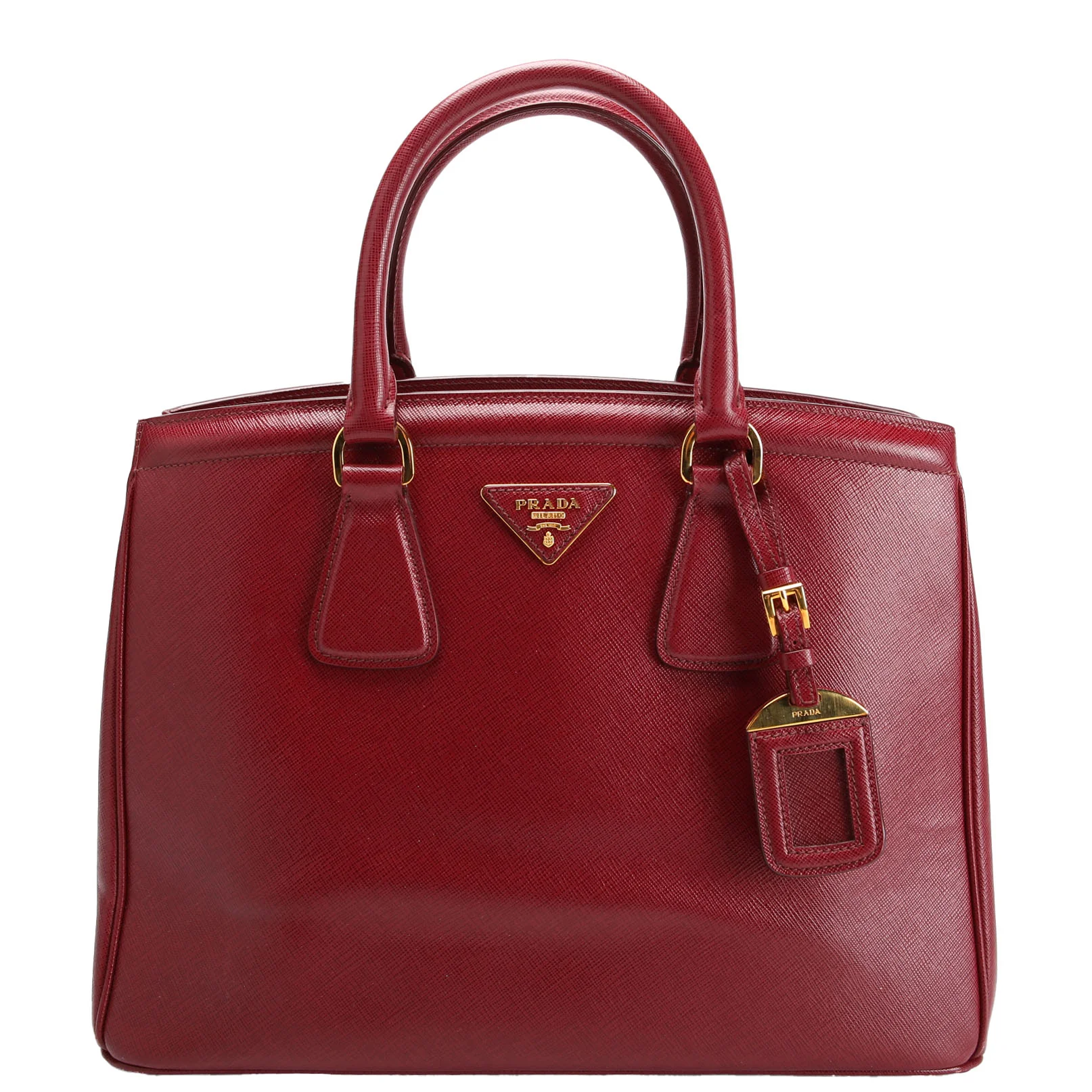 Saffiano Lux Parabole Burgundy/Gold