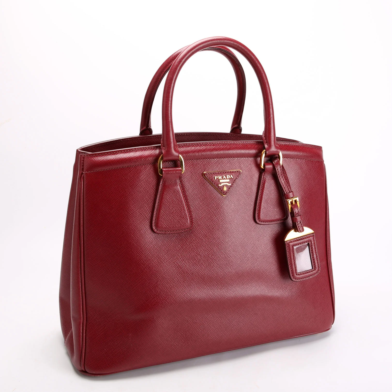 Saffiano Lux Parabole Burgundy/Gold - Image 2