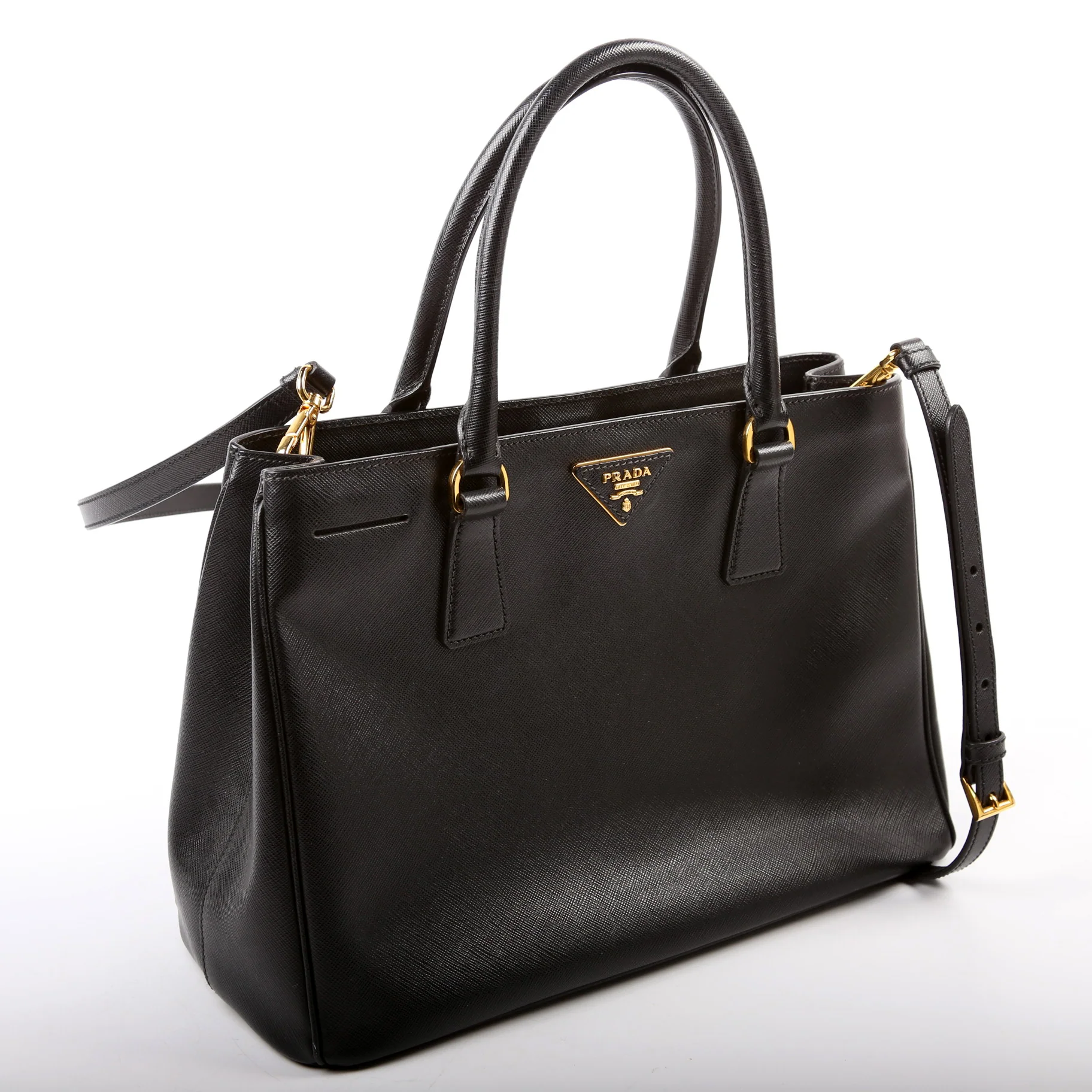 Saffiano Lux Tote Medium Black - Image 2