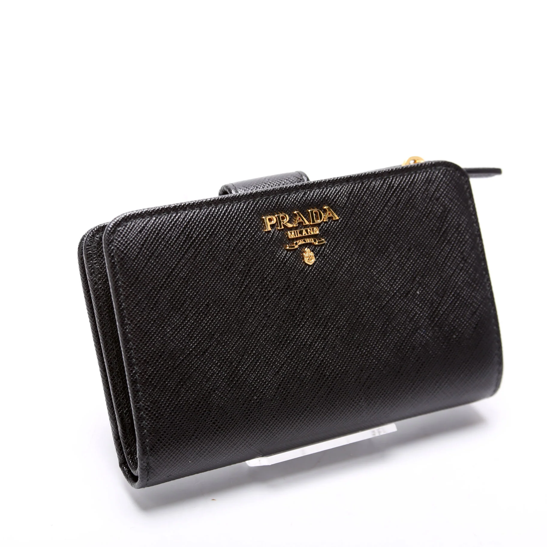 Saffiano Metal French Purse Black - Image 2