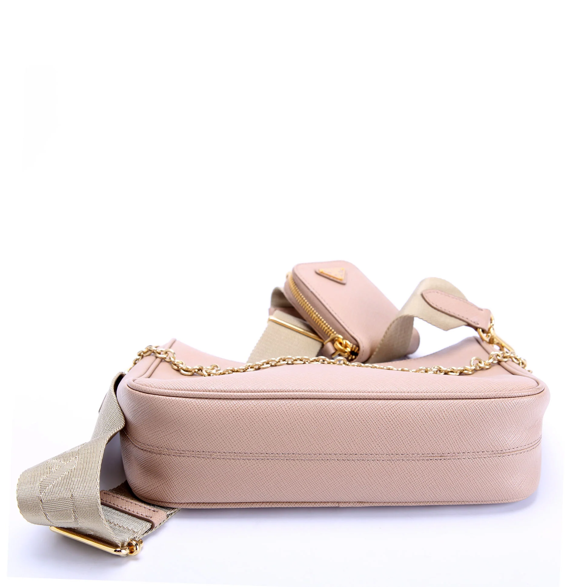 Saffiano Re-Edition 2005 Beige/Gold - Image 4