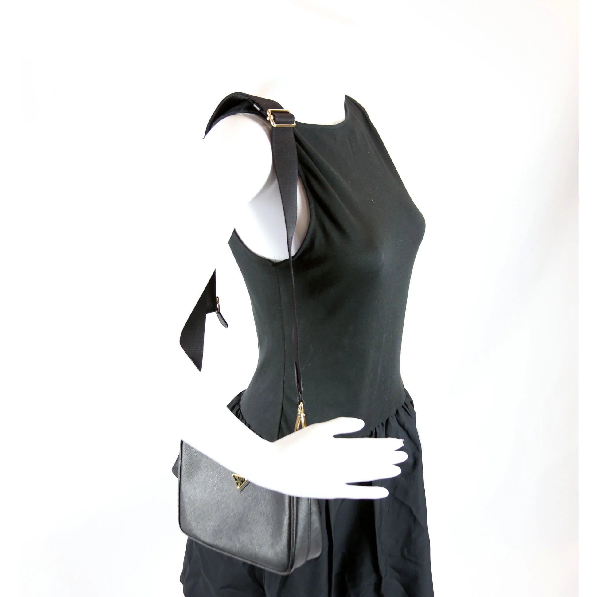 Saffiano Re-Edition 2005 Black - Image 8
