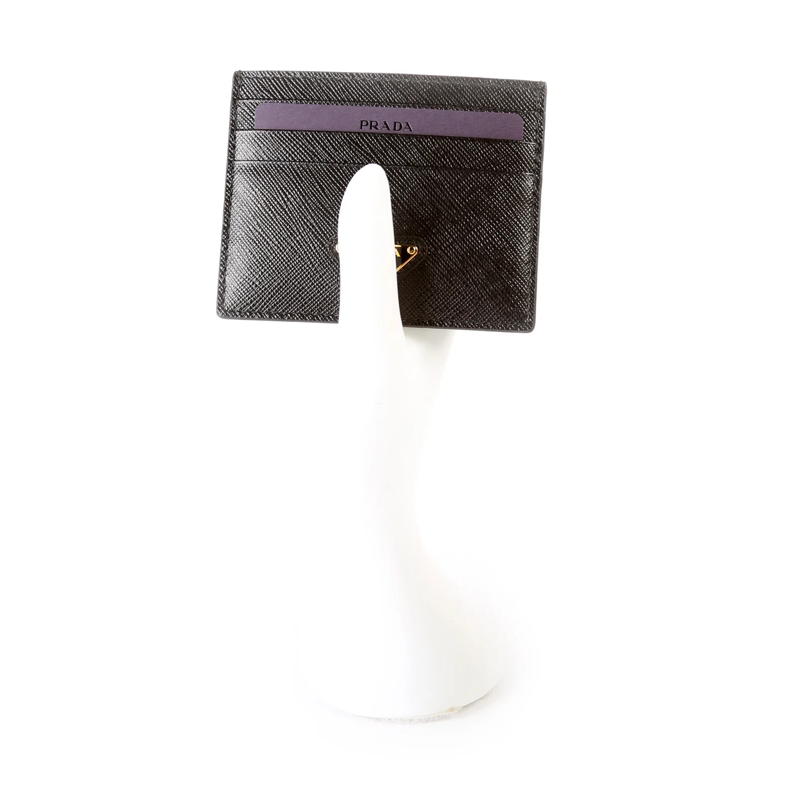 Saffiano Triangle Logo Card Case 1MC025 - Image 9